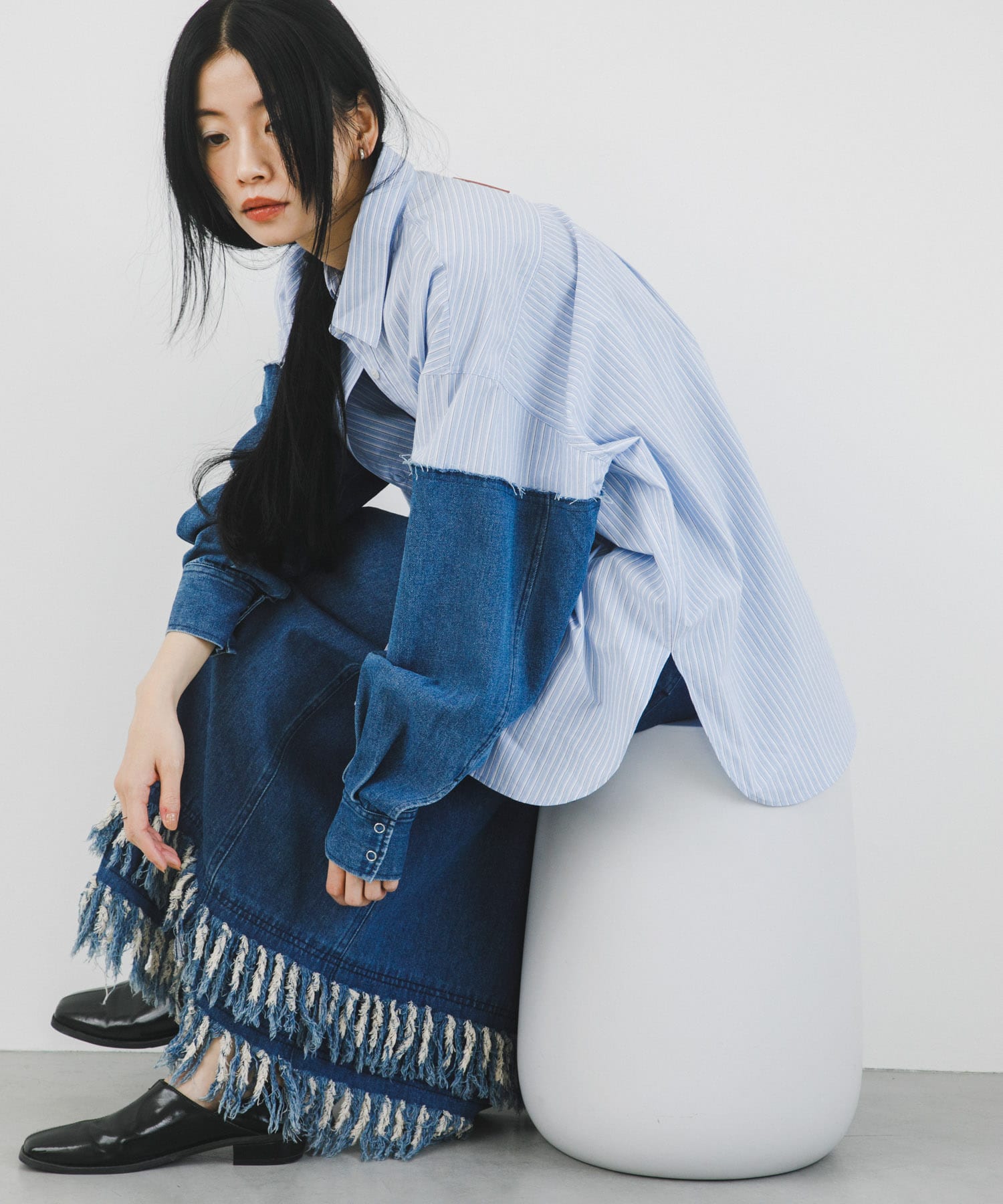 身長：162cm サイズ：one