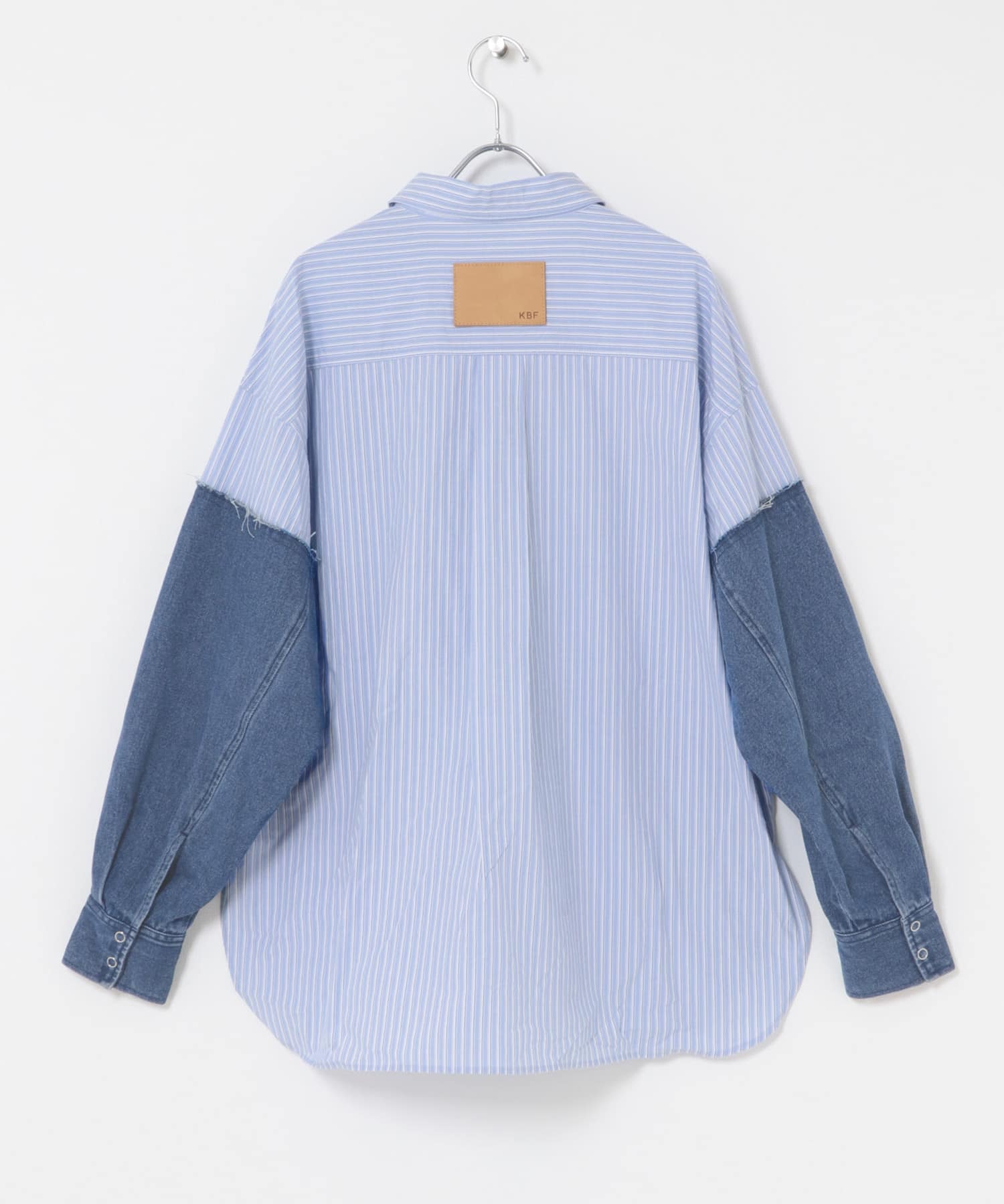 デニムスリーブリメイクシャツ(one BLUE): トップス｜URBAN