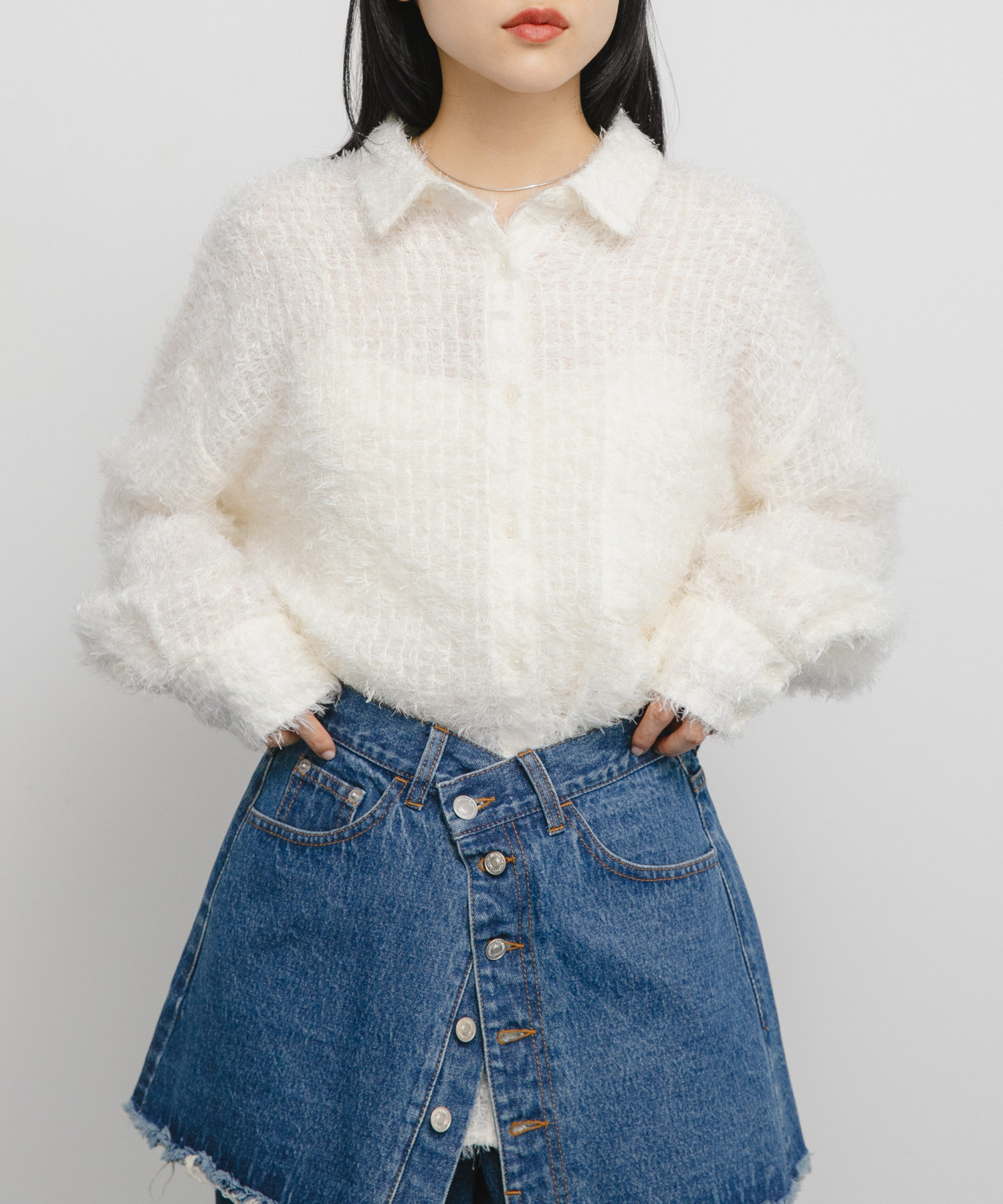 身長：160cm サイズ：one