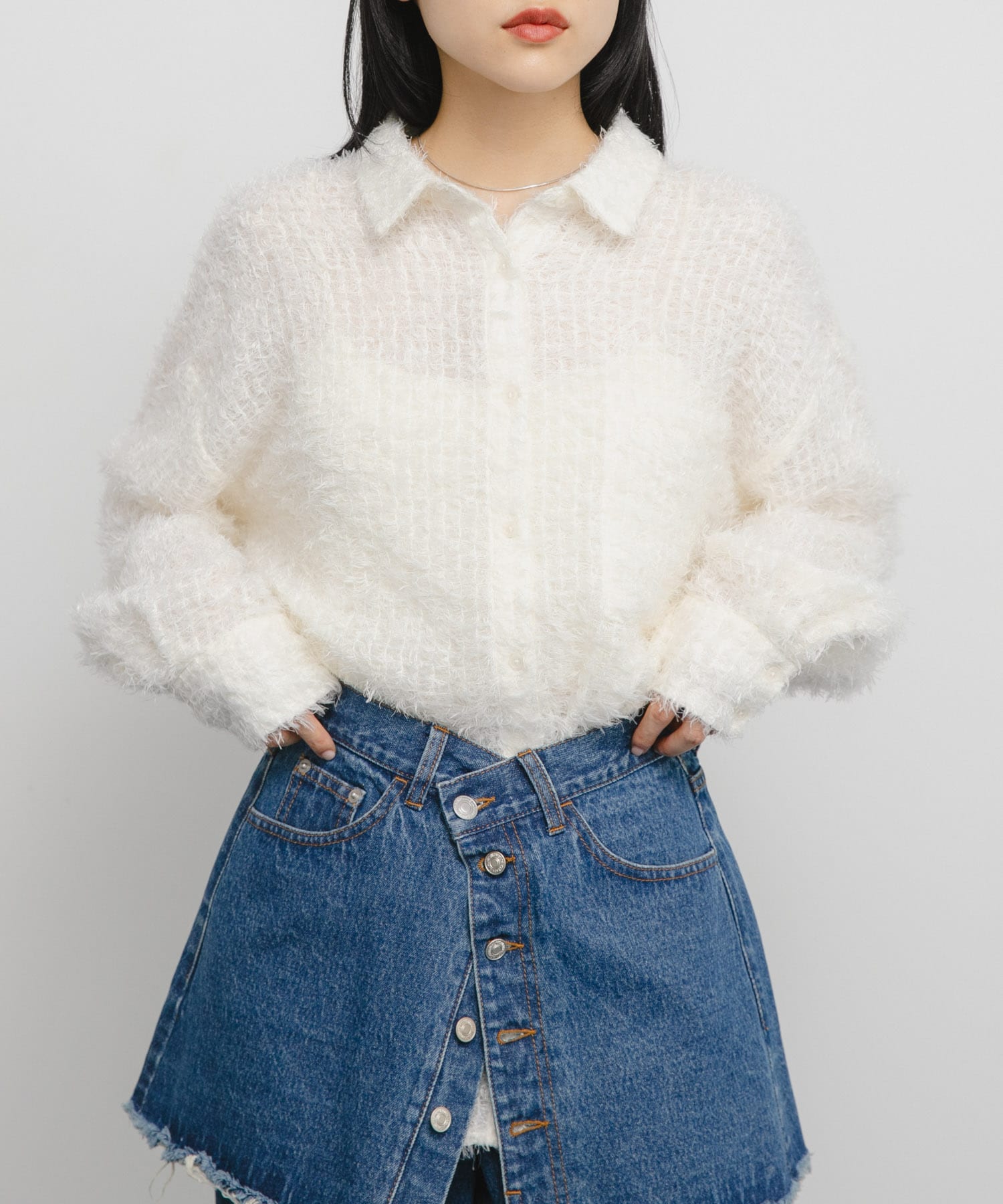身長：160cm サイズ：one