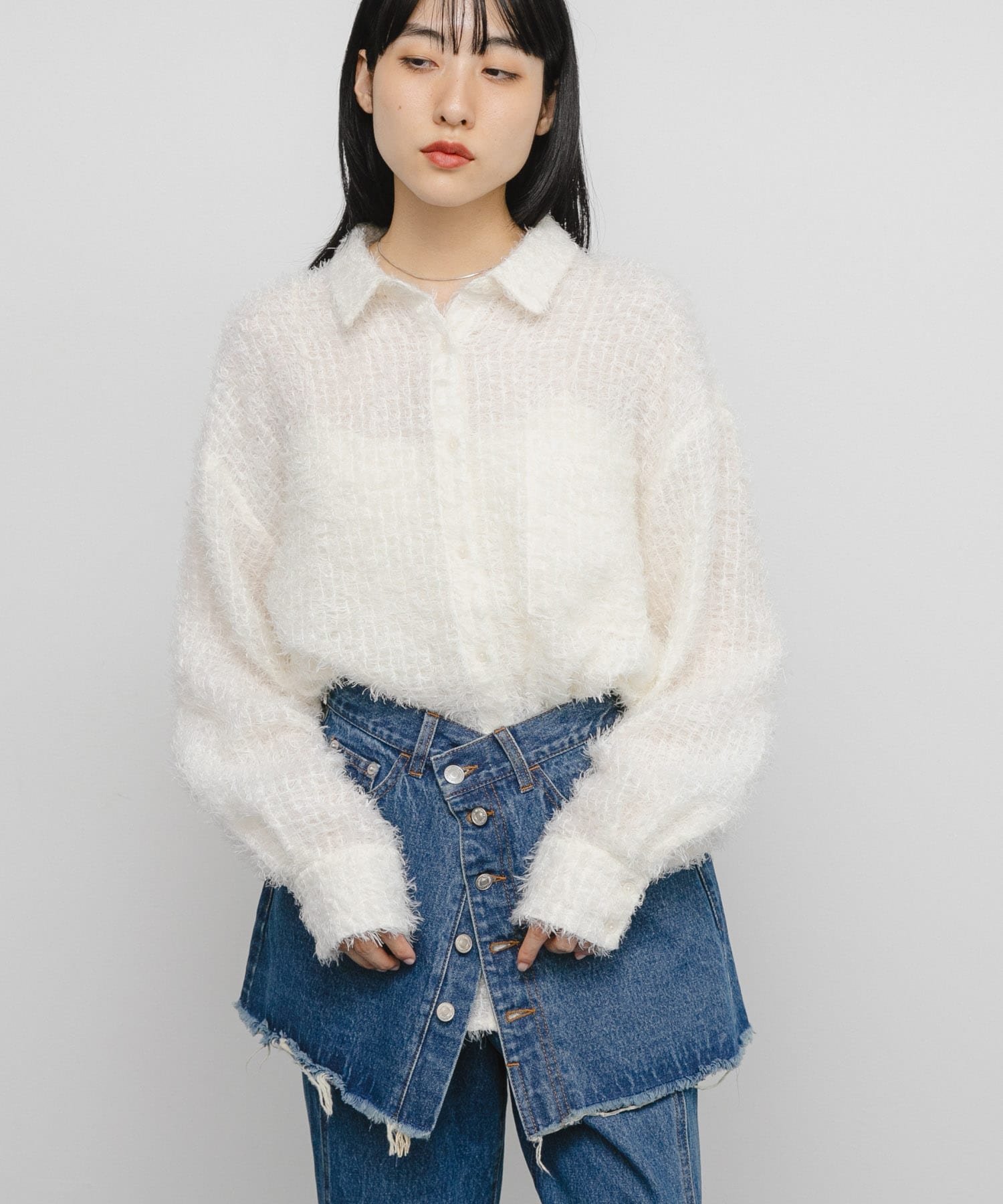 身長：160cm サイズ：one