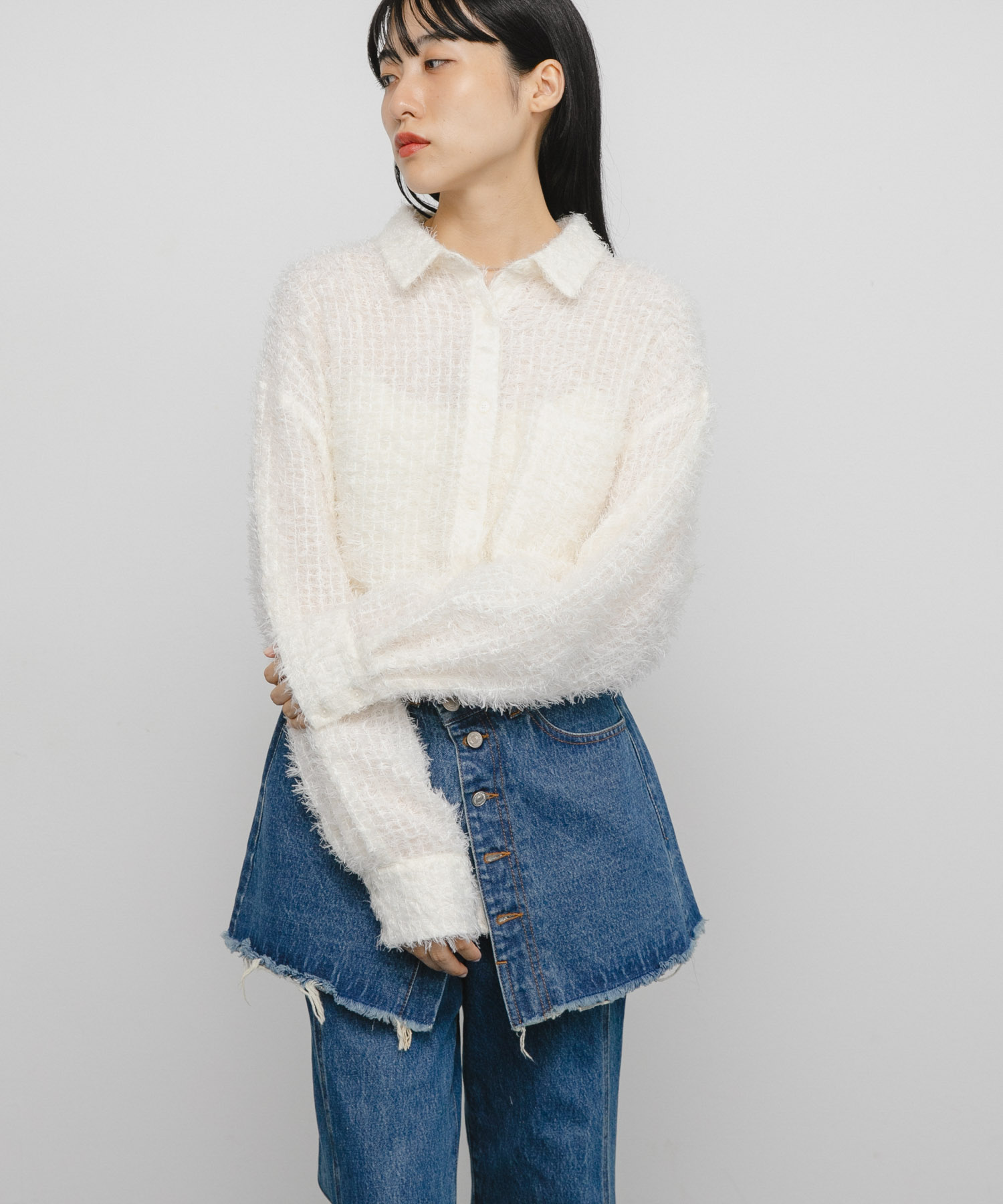 身長：160cm サイズ：one