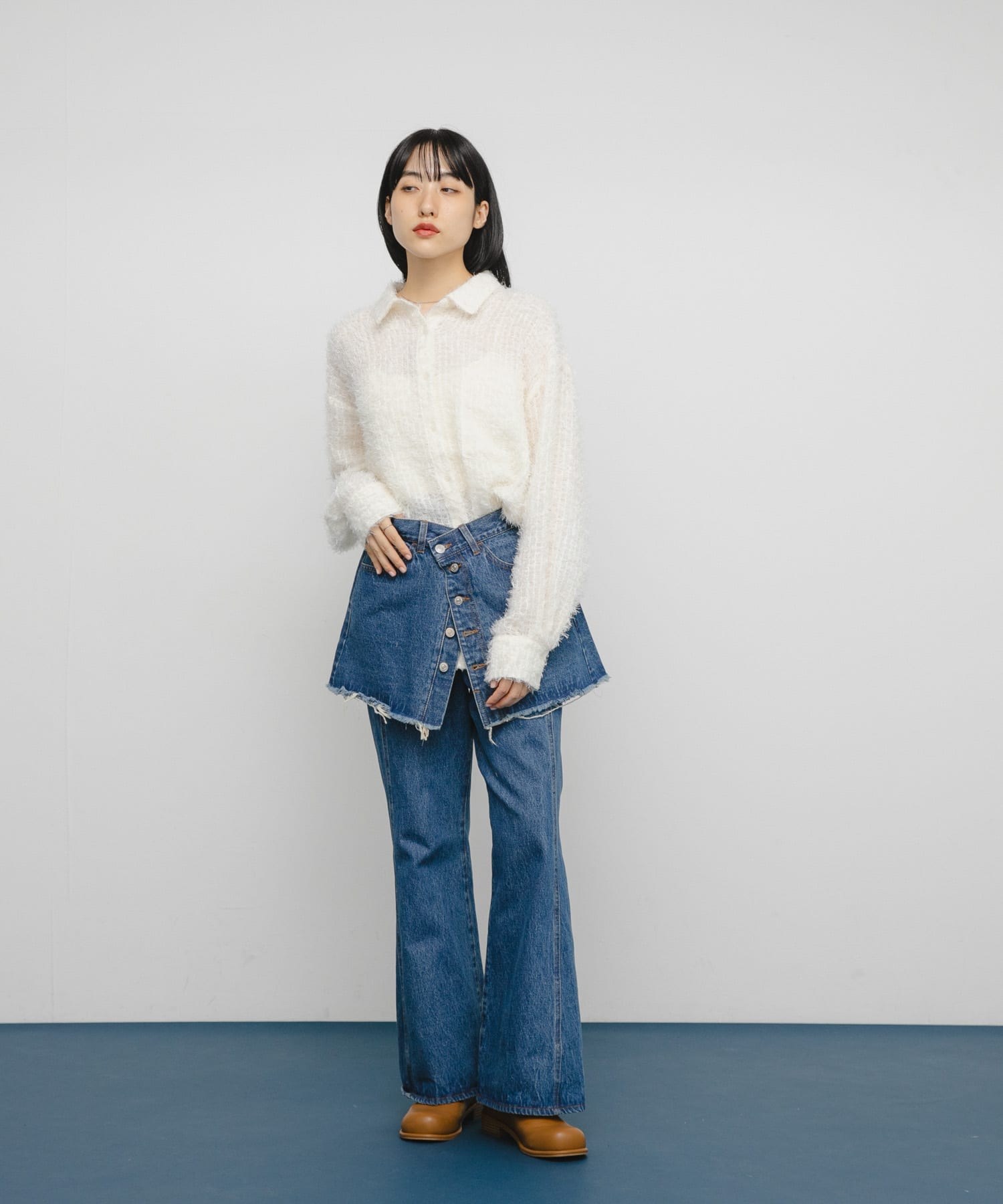 身長：160cm サイズ：one