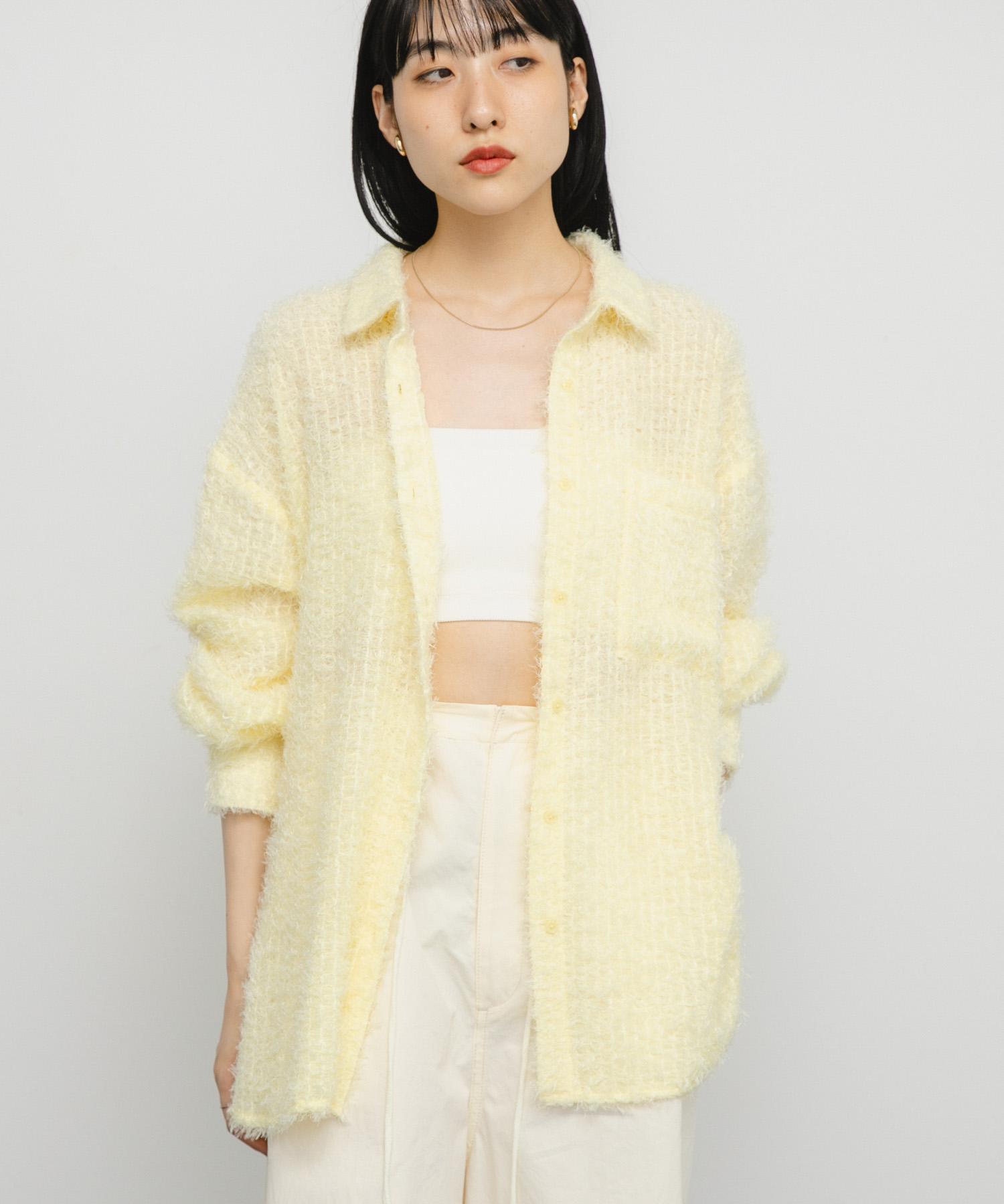 身長：160cm サイズ：one