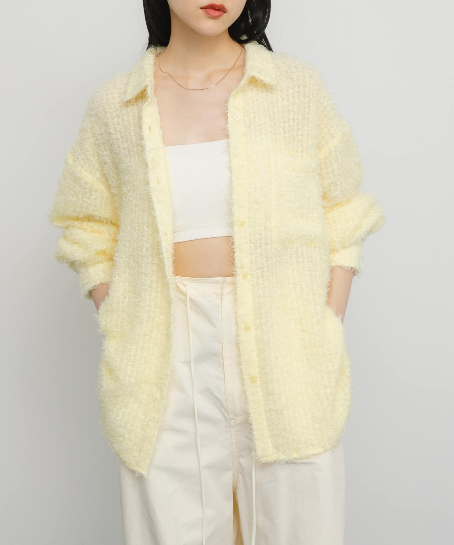 身長：160cm サイズ：one