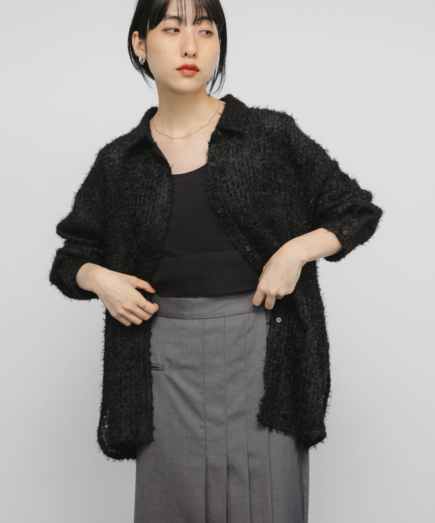 身長：160cm サイズ：one