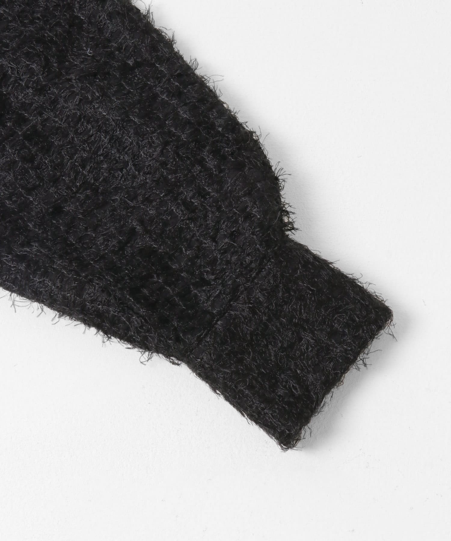 フェザーロングシャツ BLACK one