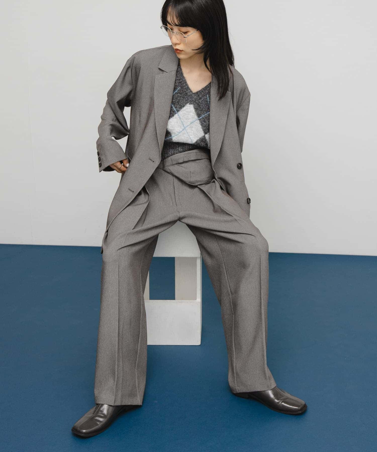 身長：160cm サイズ：one