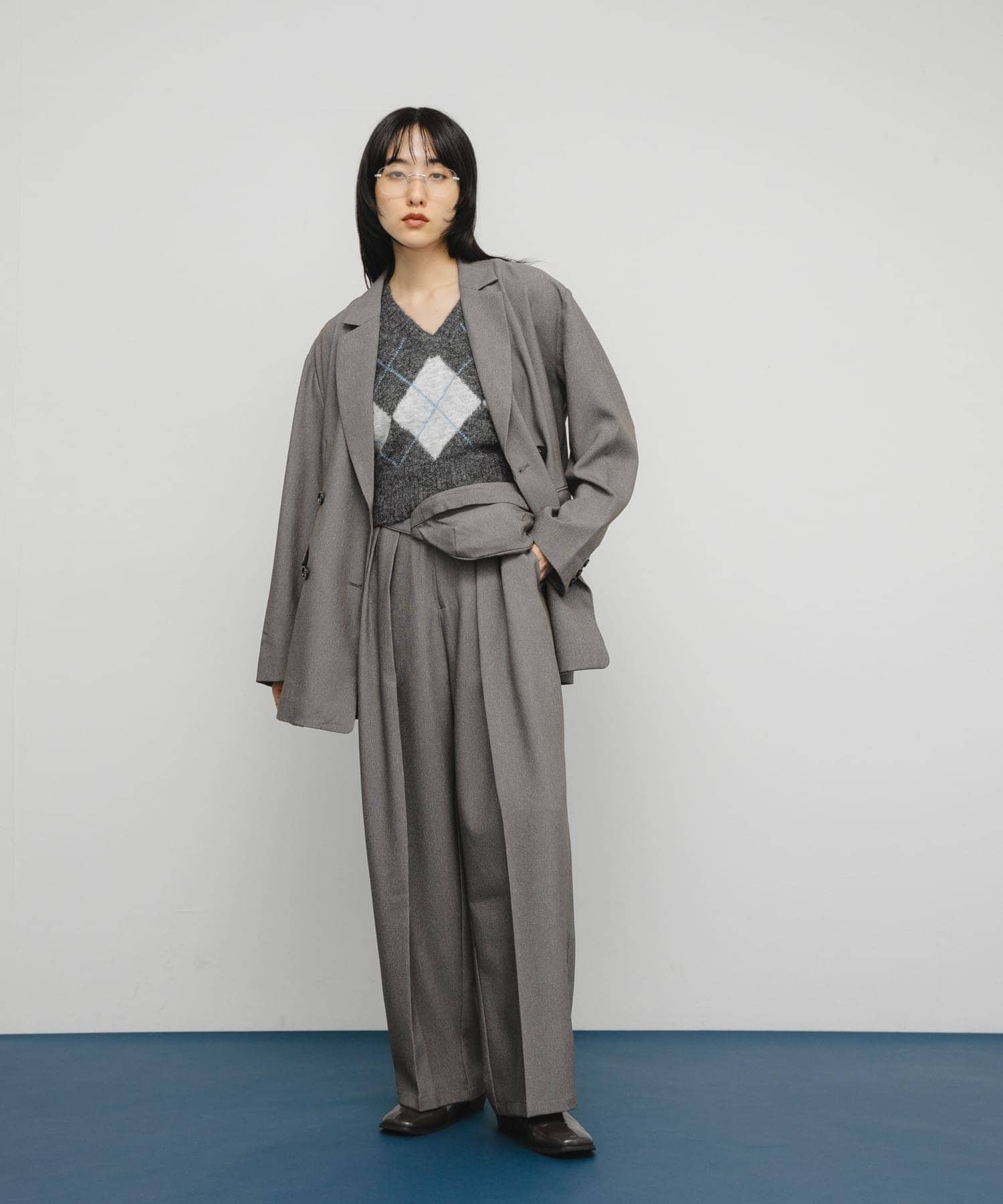 身長：160cm サイズ：one