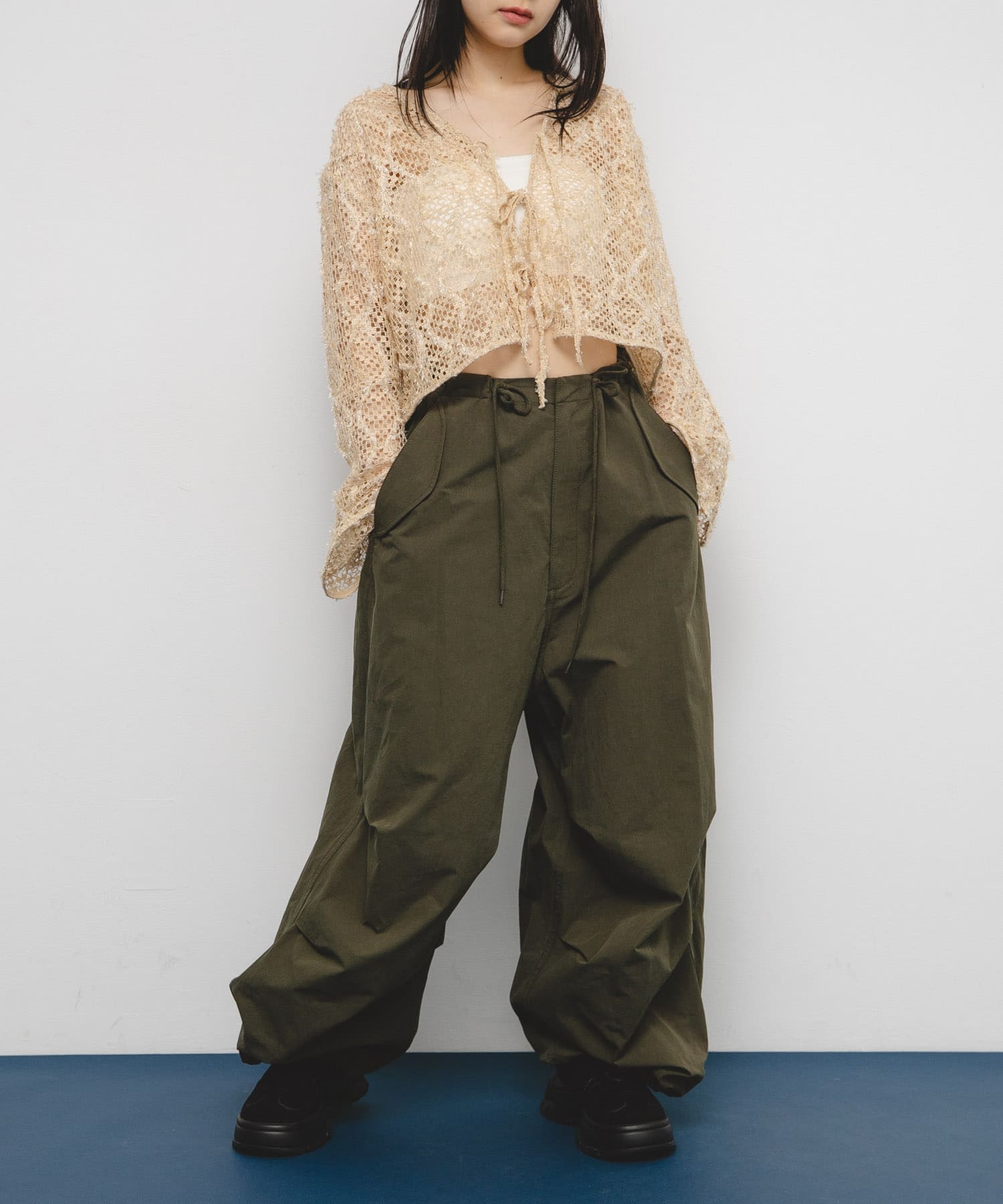 身長：153cm サイズ：one
