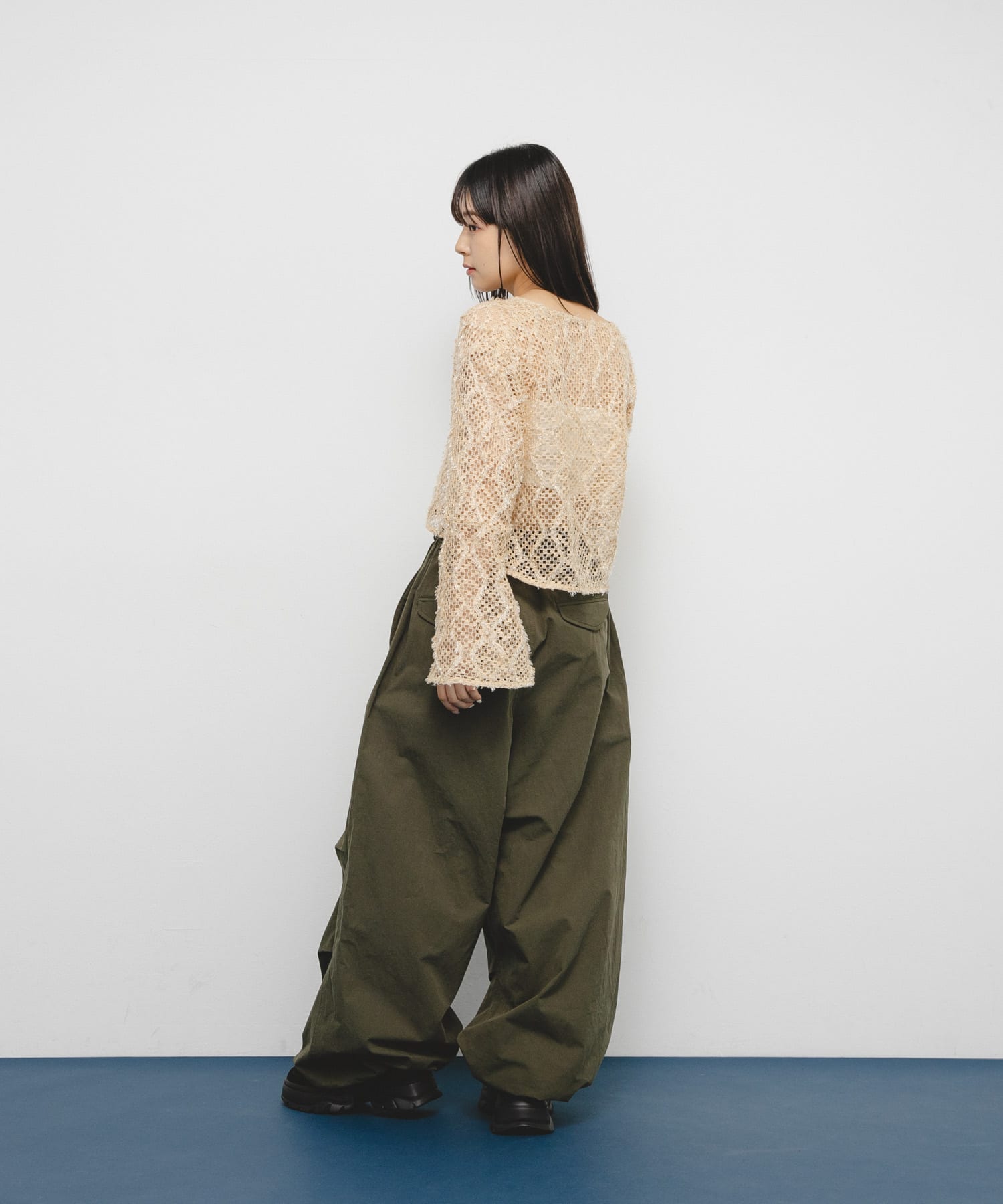 身長：153cm サイズ：one