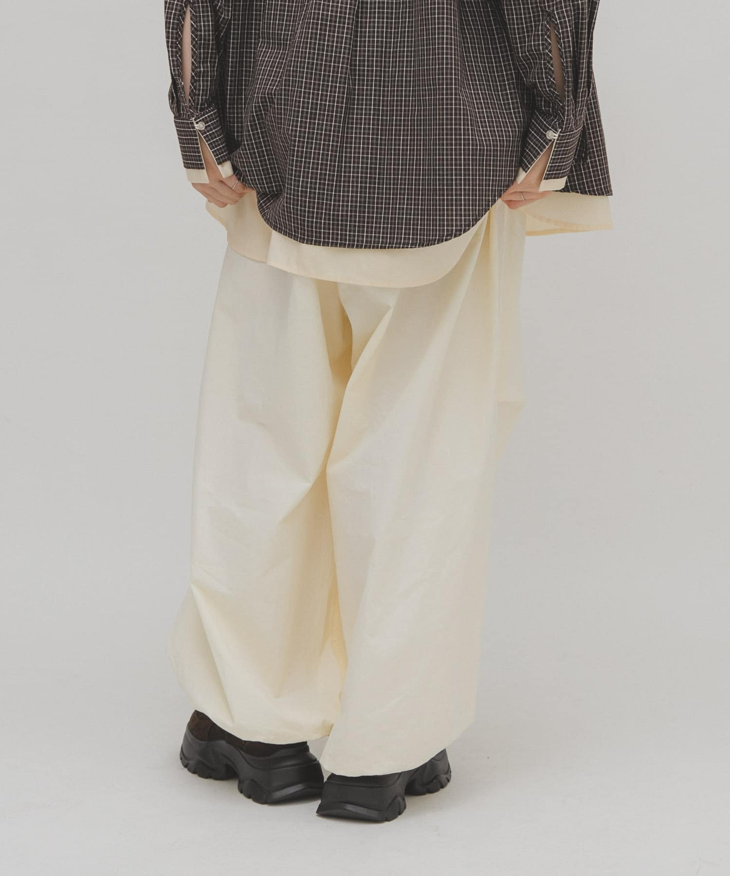 身長：160cm サイズ：one