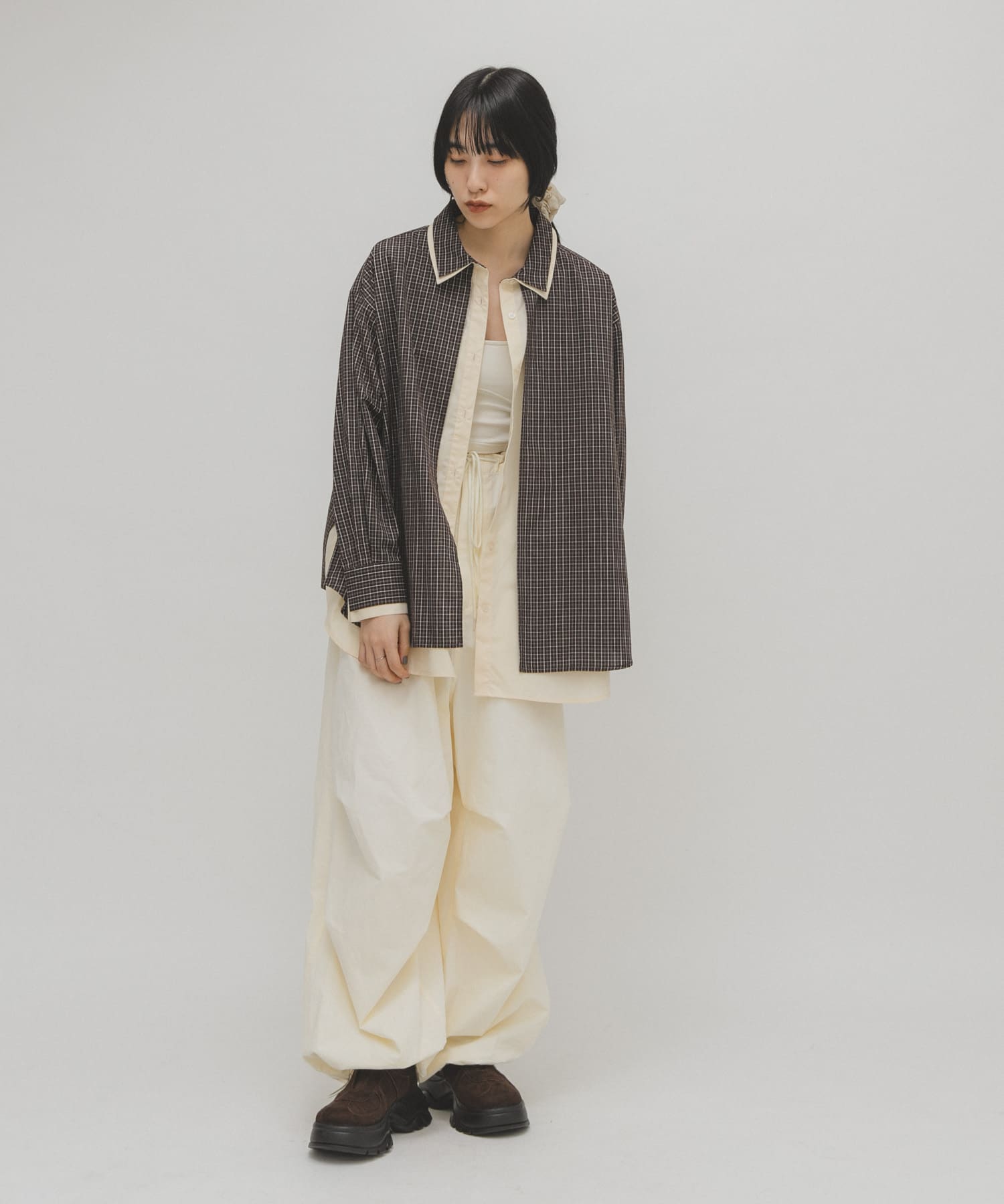 身長：160cm サイズ：one