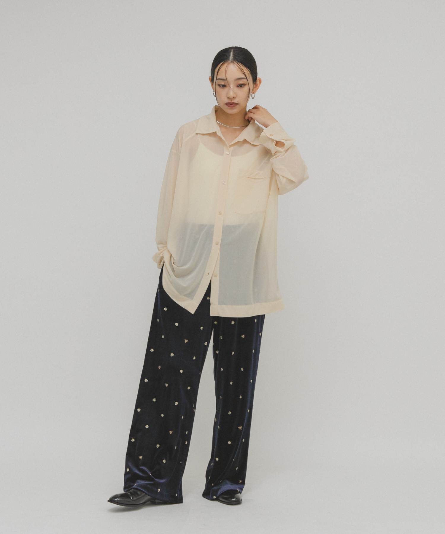 身長：163cm サイズ：one