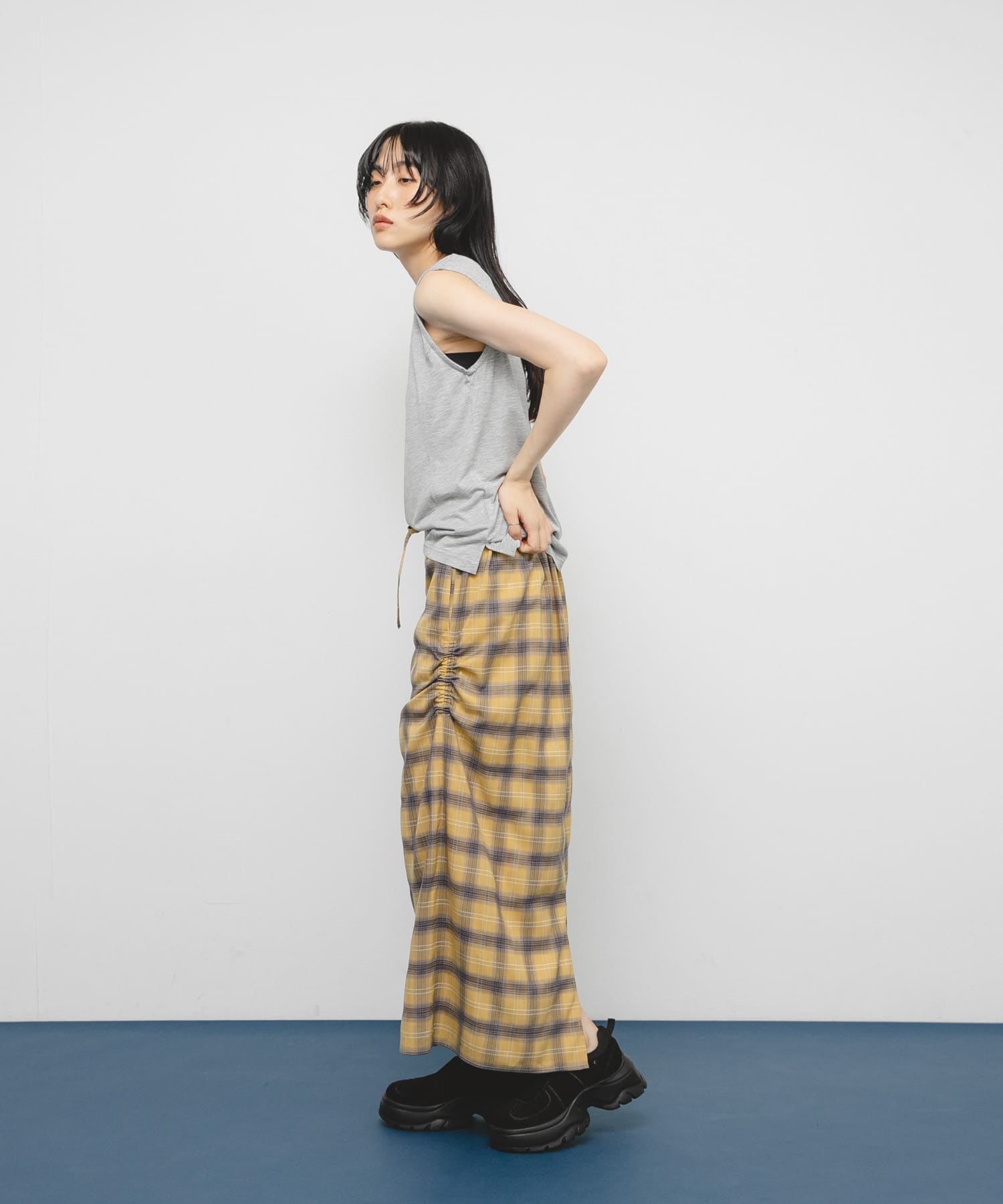 身長：160cm サイズ：one