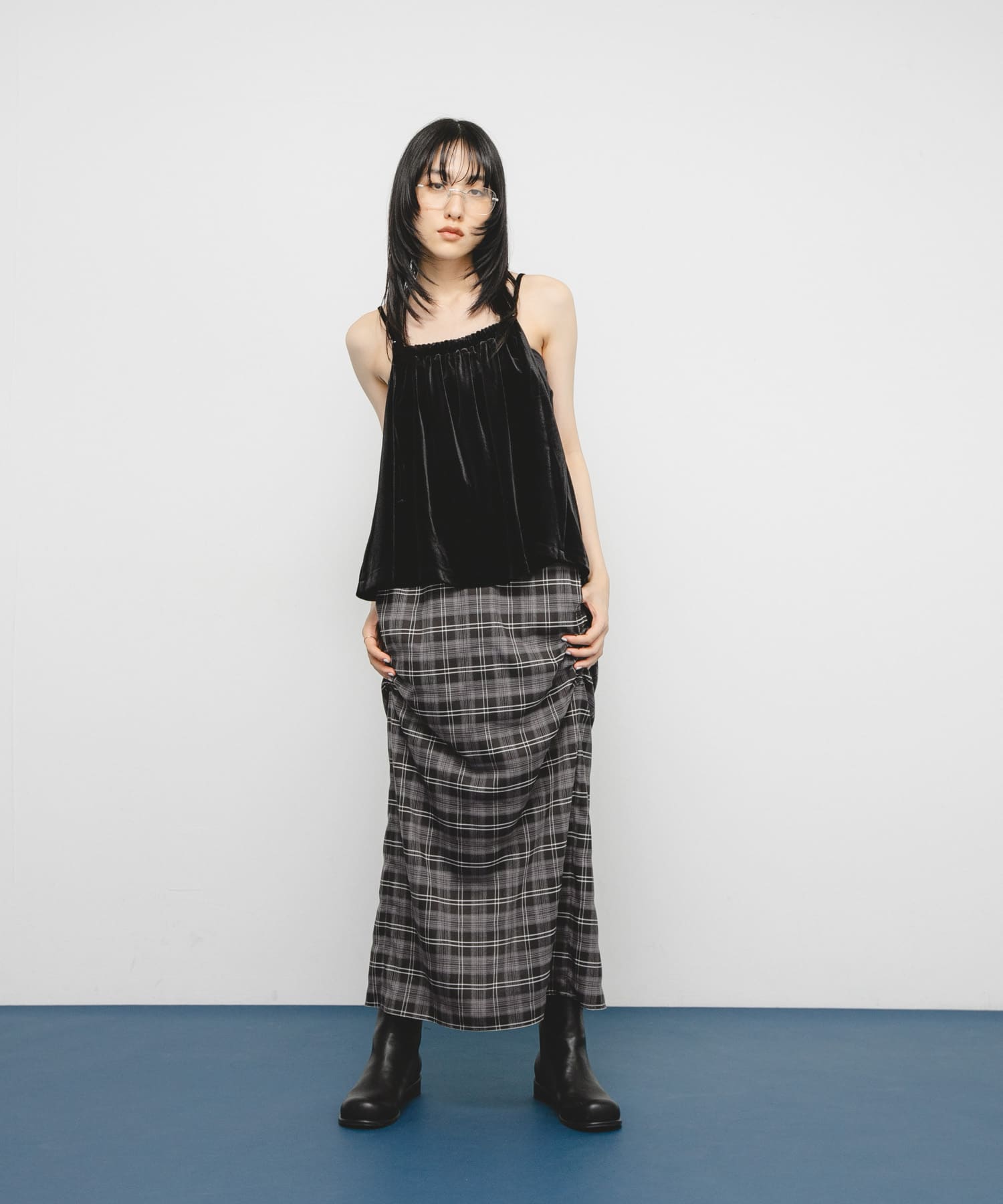 身長：160cm サイズ：one