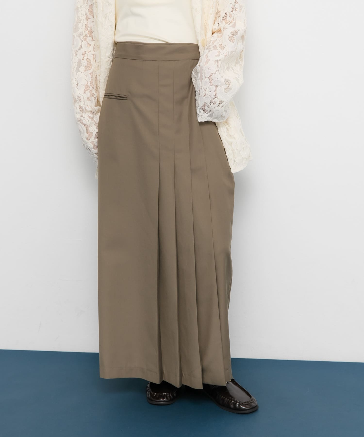 ラップライクプリーツスカート