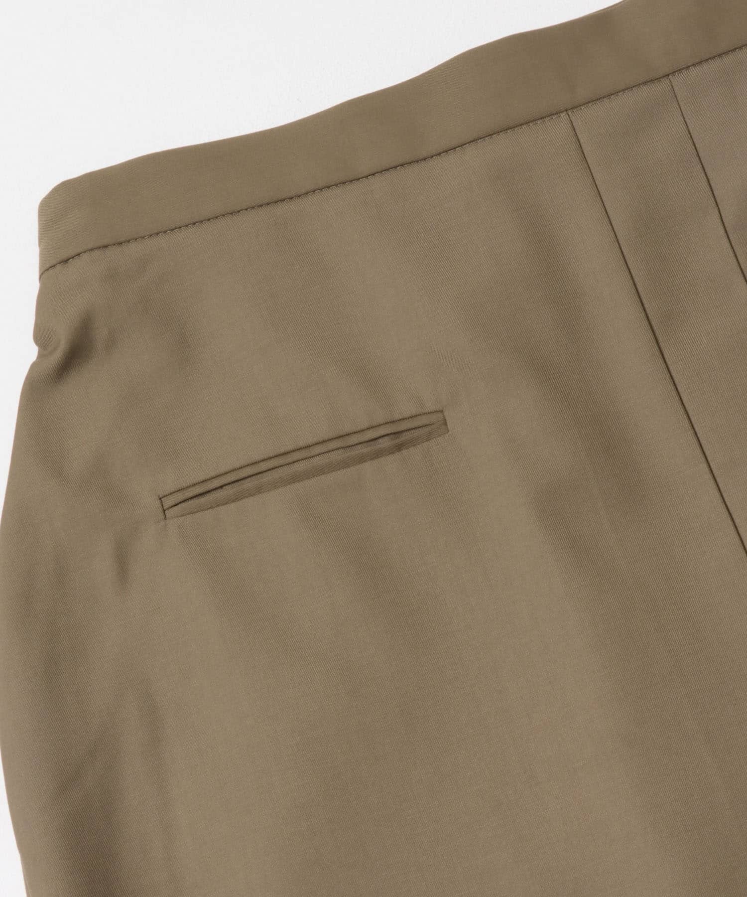 ラップライクプリーツスカート BROWN one