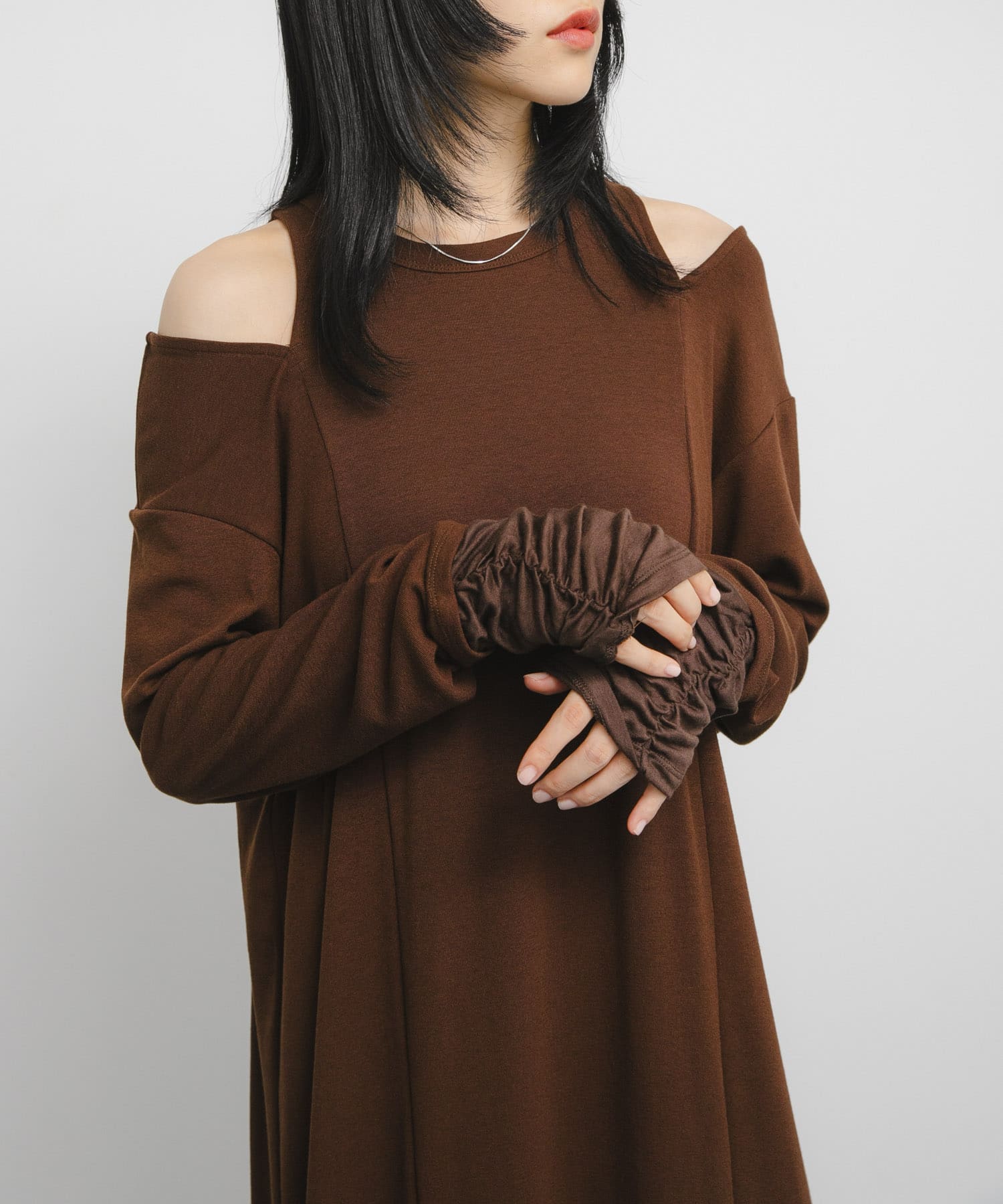 身長：160cm サイズ：one