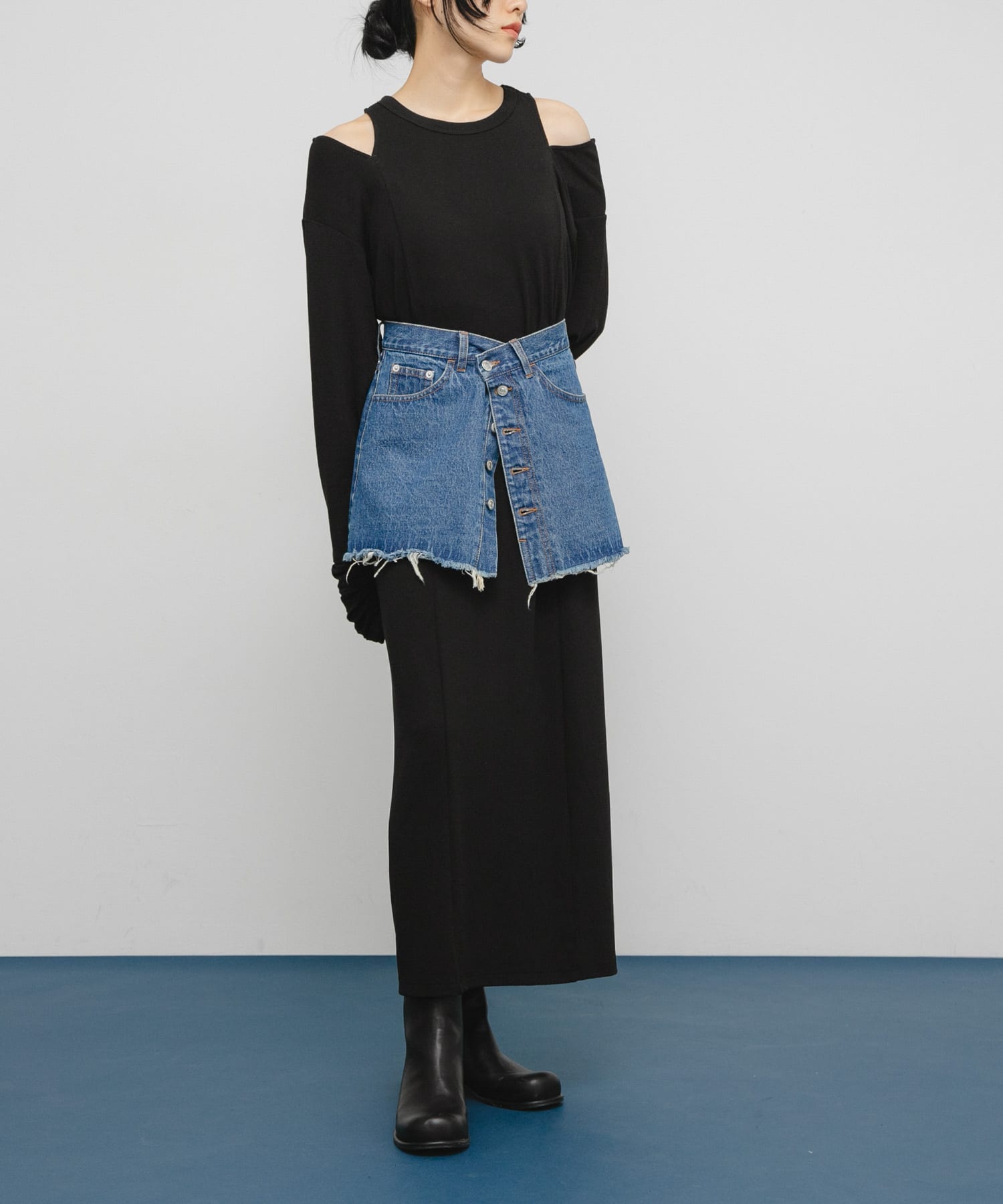 身長：160cm サイズ：one