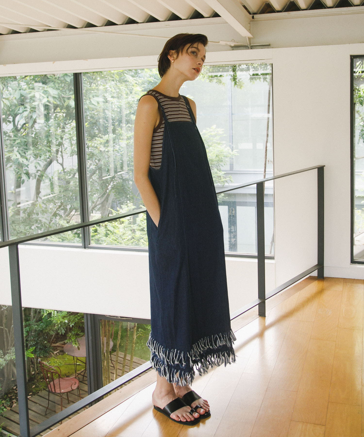 身長：175cm サイズ：one