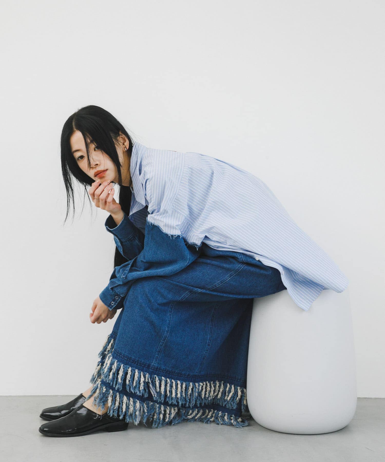 身長：162cm サイズ：one