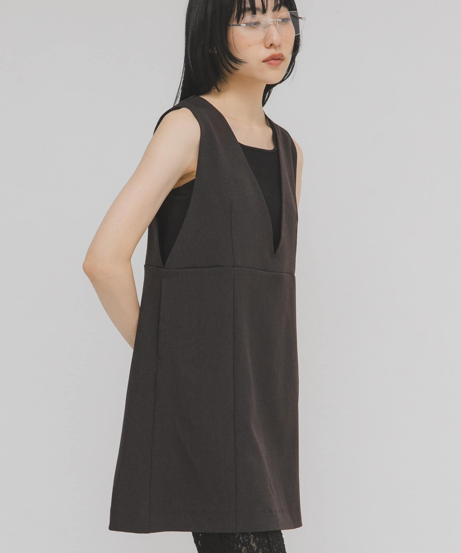 身長：160cm サイズ：one