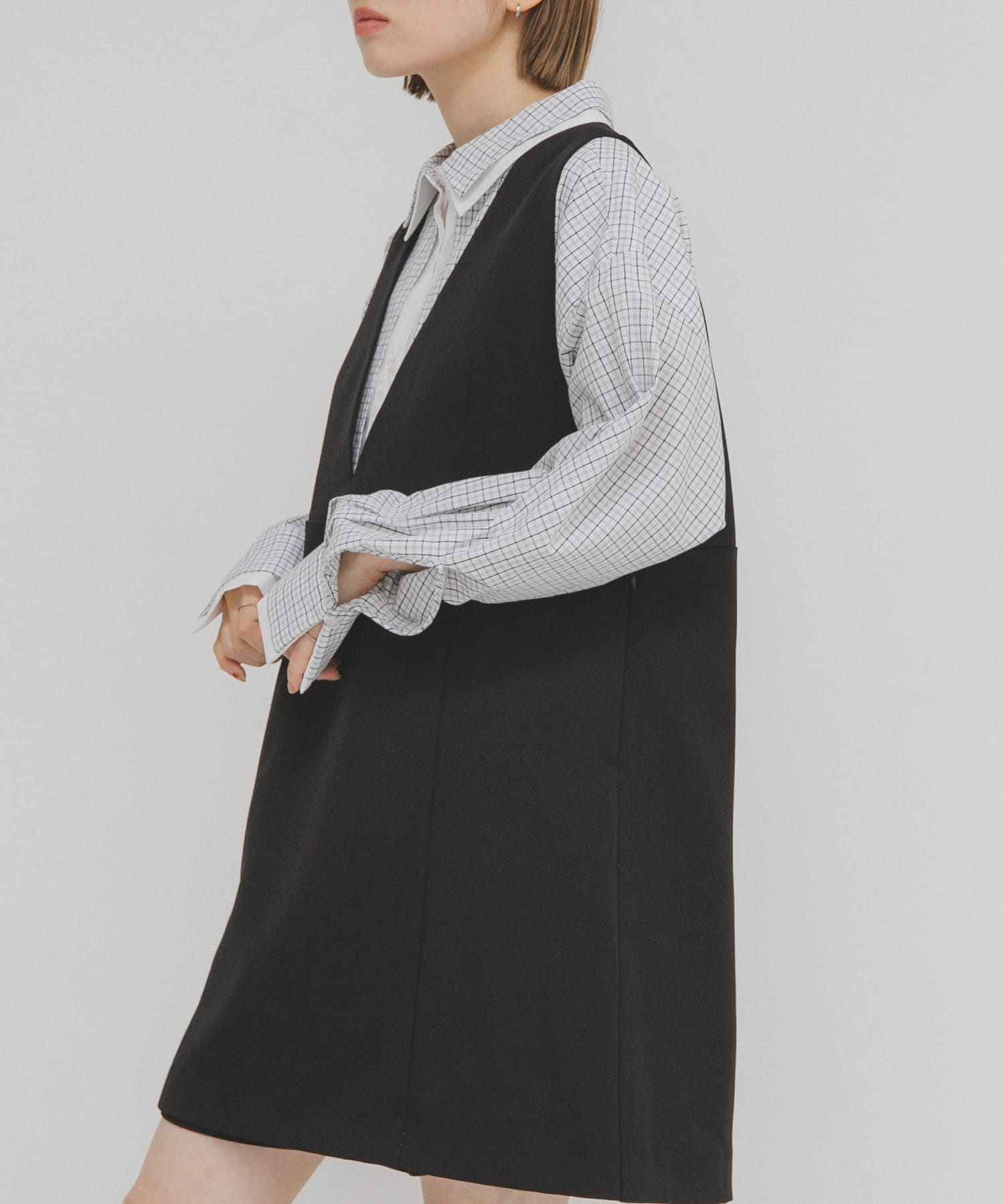 身長：153cm サイズ：one