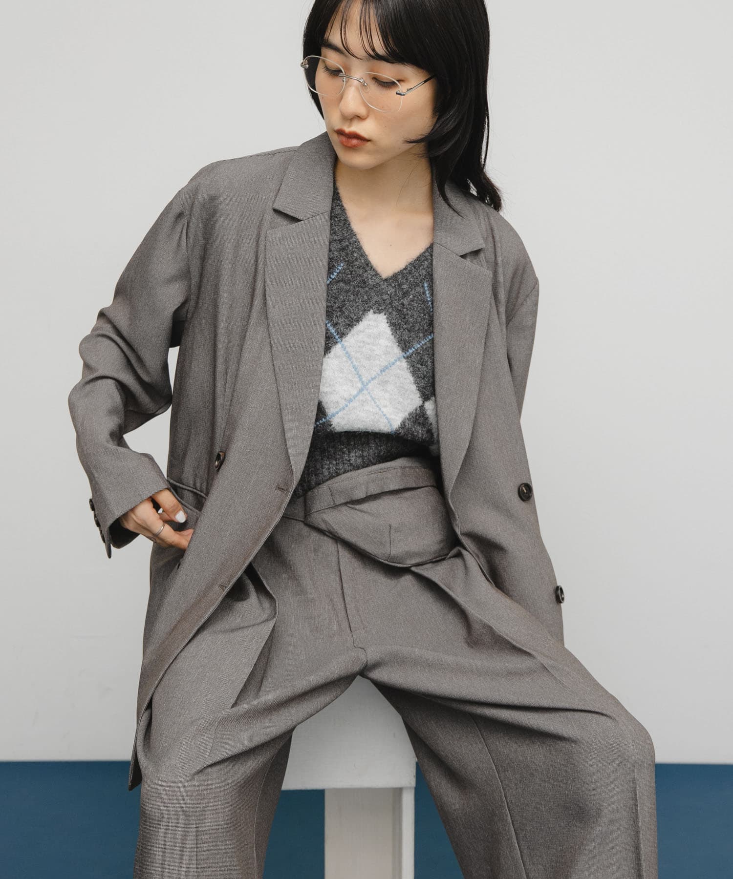 身長：160cm サイズ：one