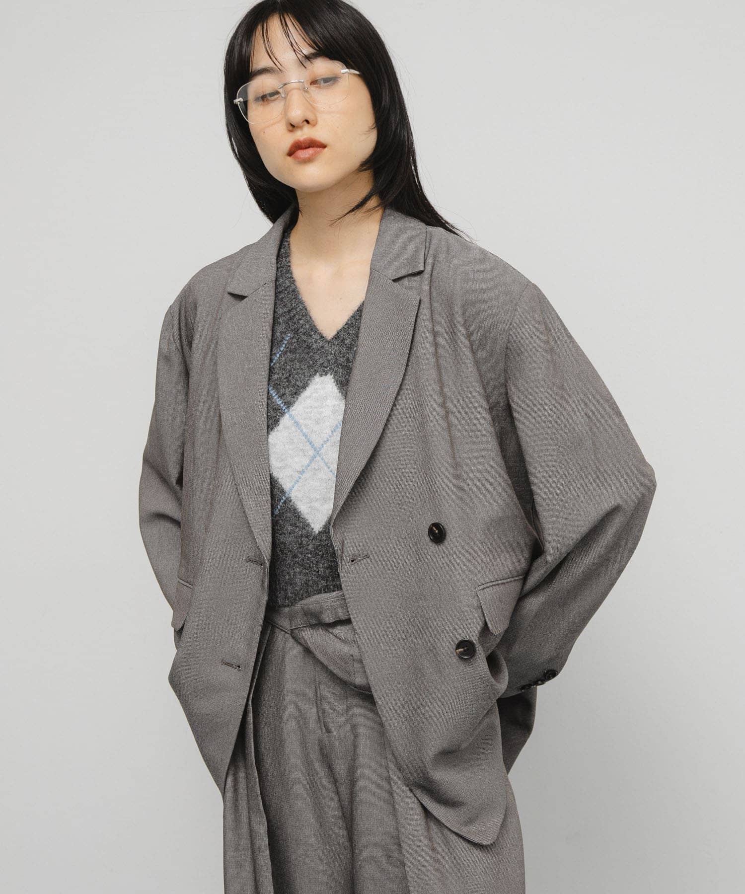 身長：160cm サイズ：one