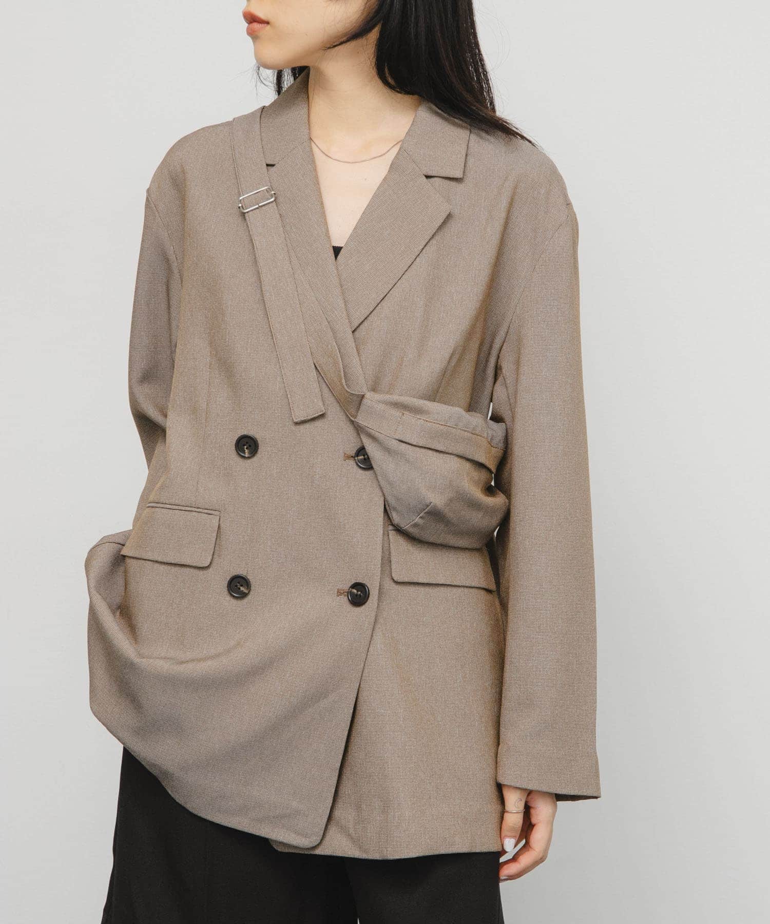 身長：160cm サイズ：one