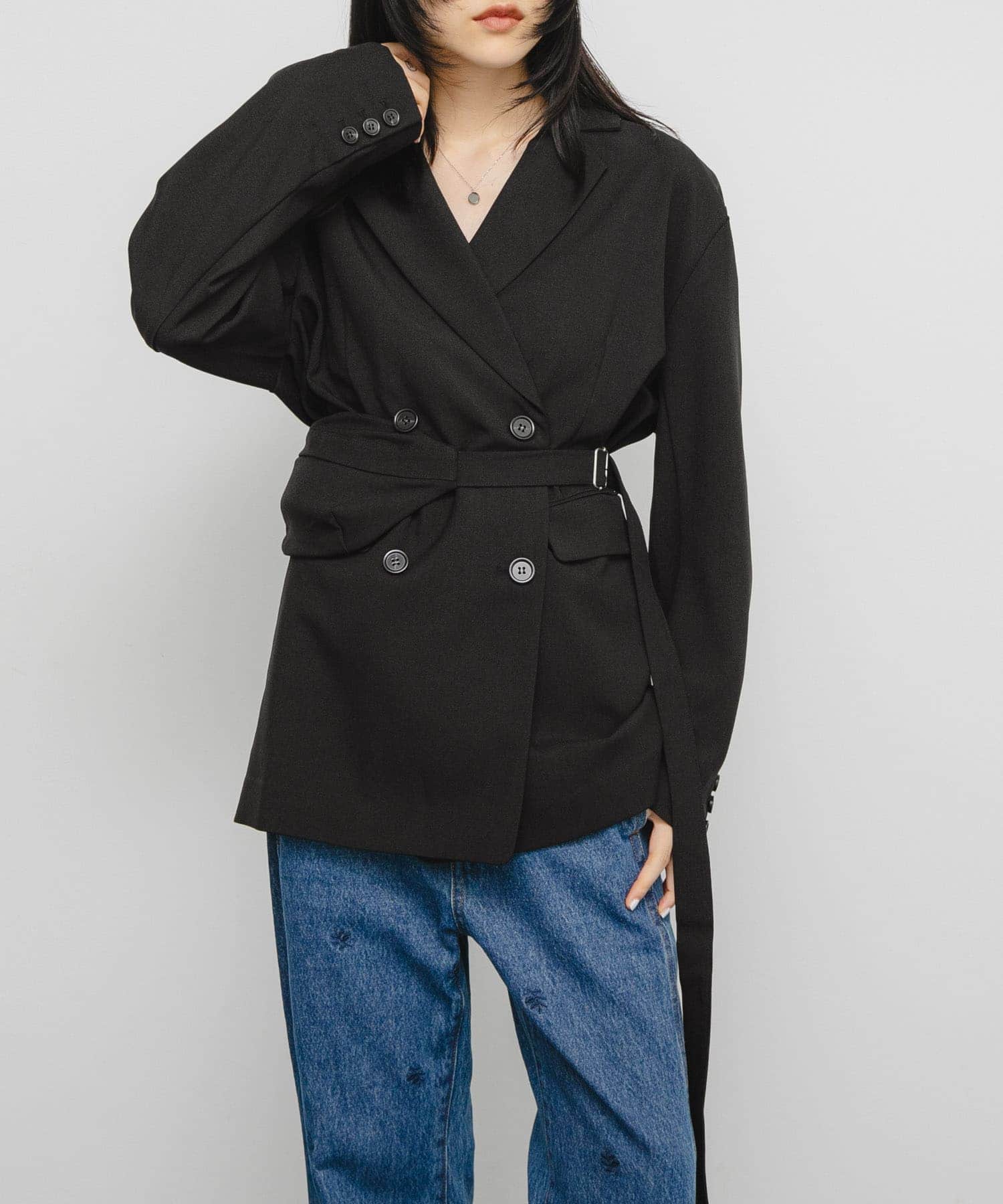 身長：160cm サイズ：one