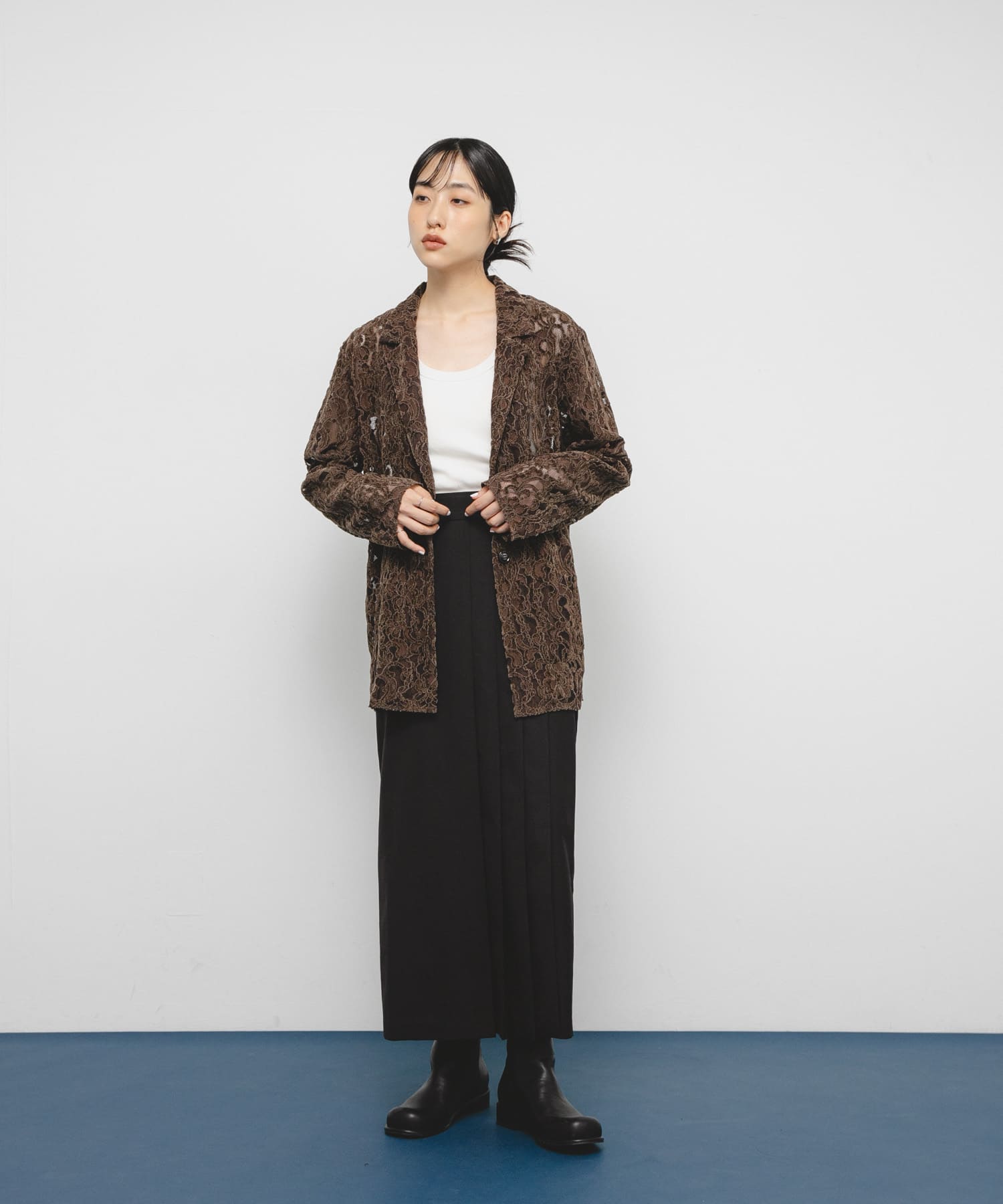 身長：160cm サイズ：one