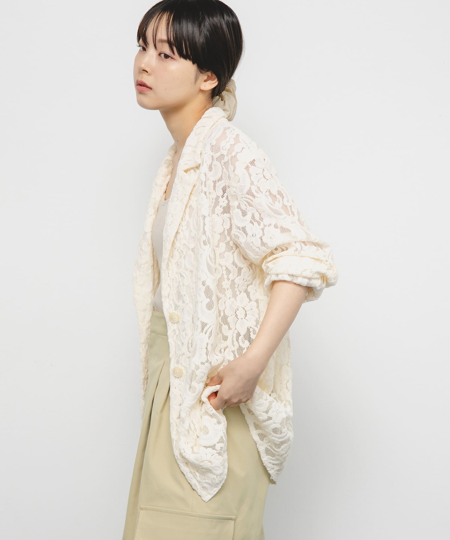 身長：153cm サイズ：one