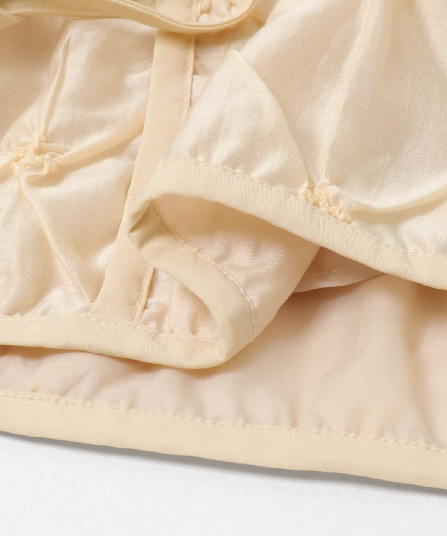 シャーリングショートジャケット IVORY one