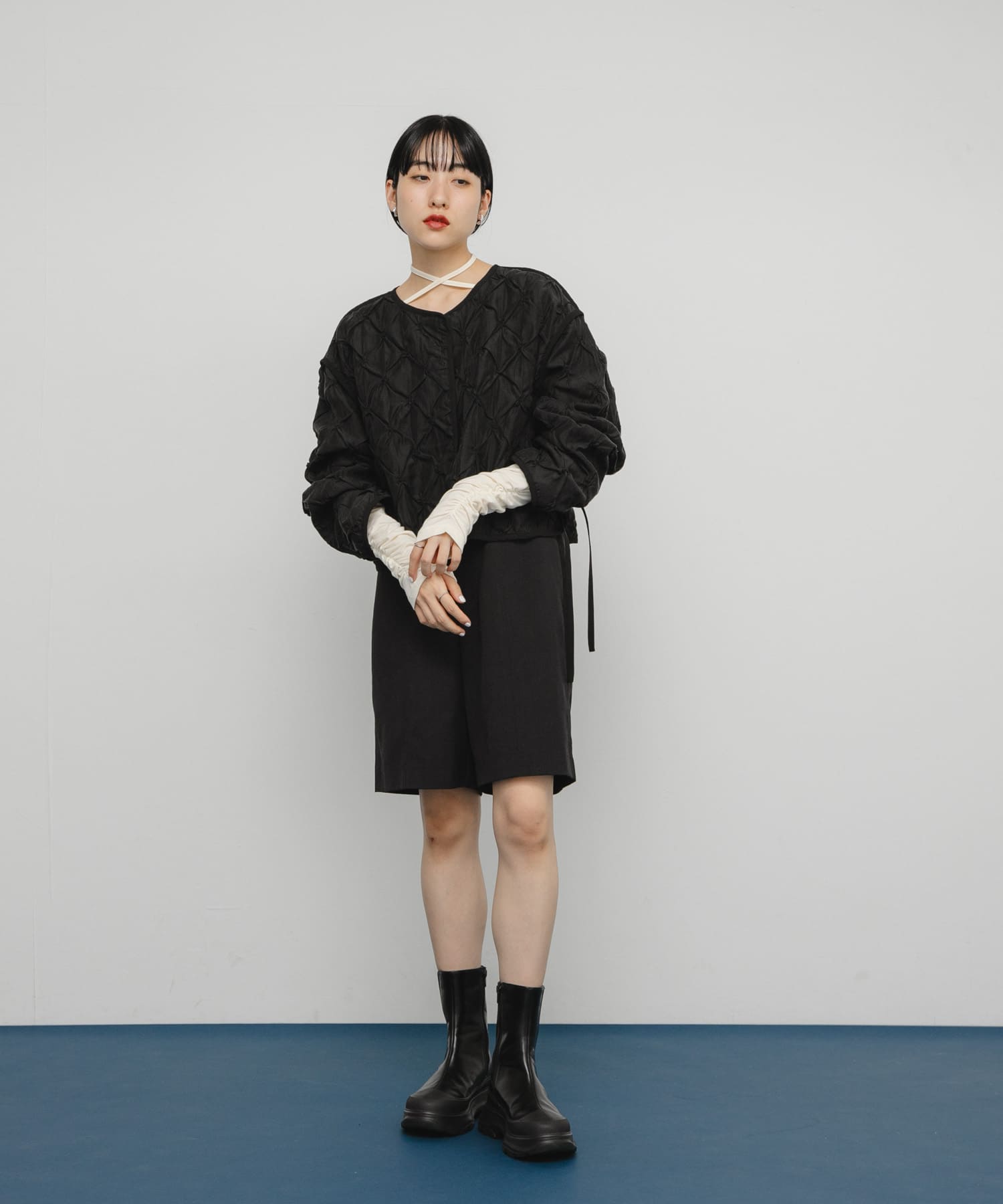 身長：160cm サイズ：one