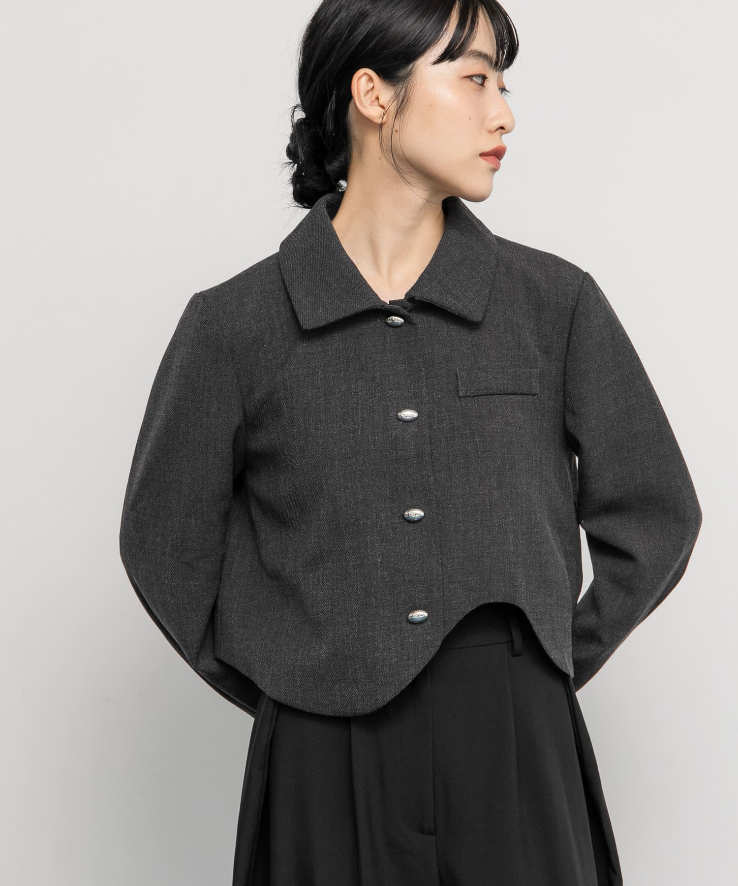 身長：160cm サイズ：one