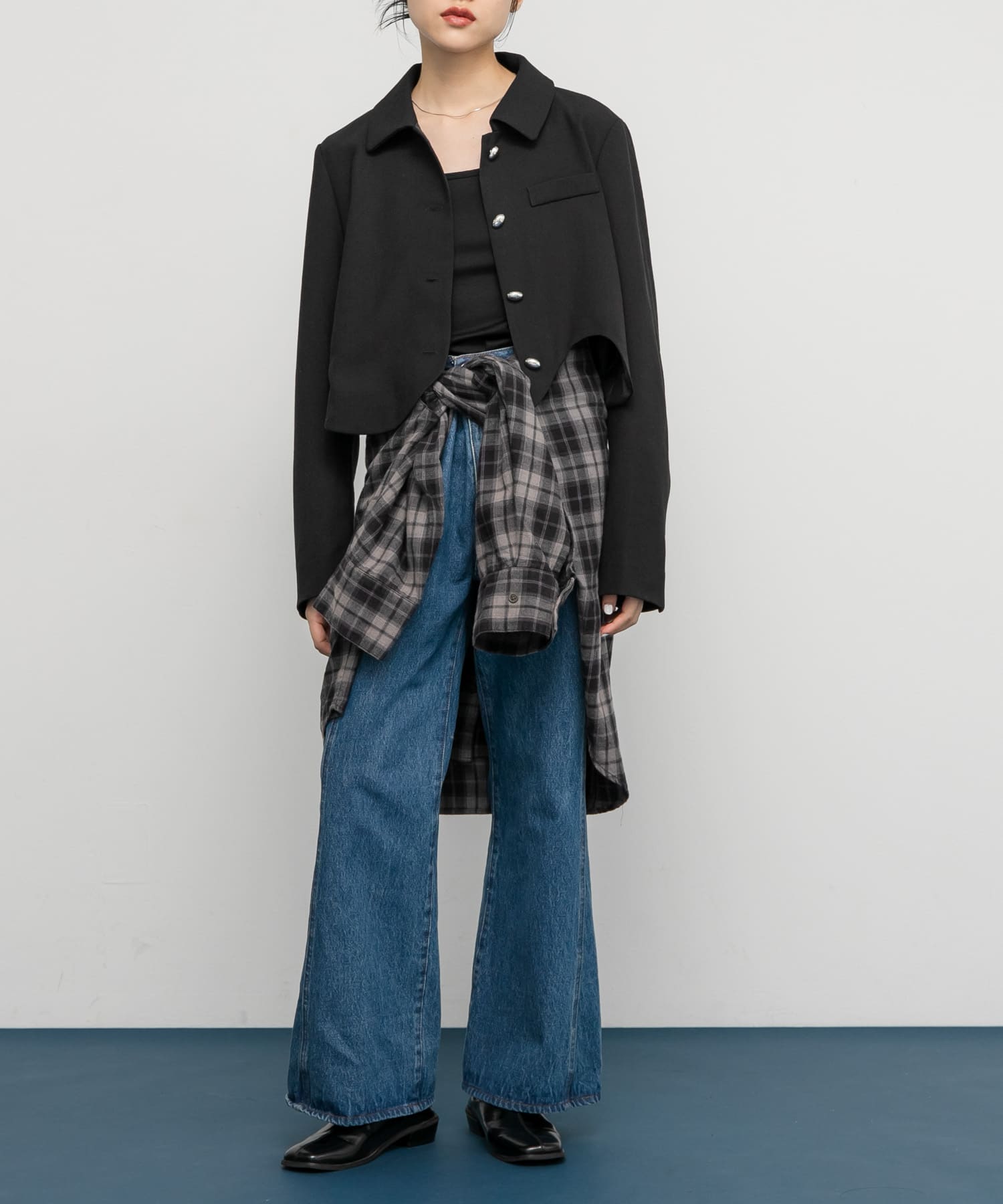 身長：160cm サイズ：one