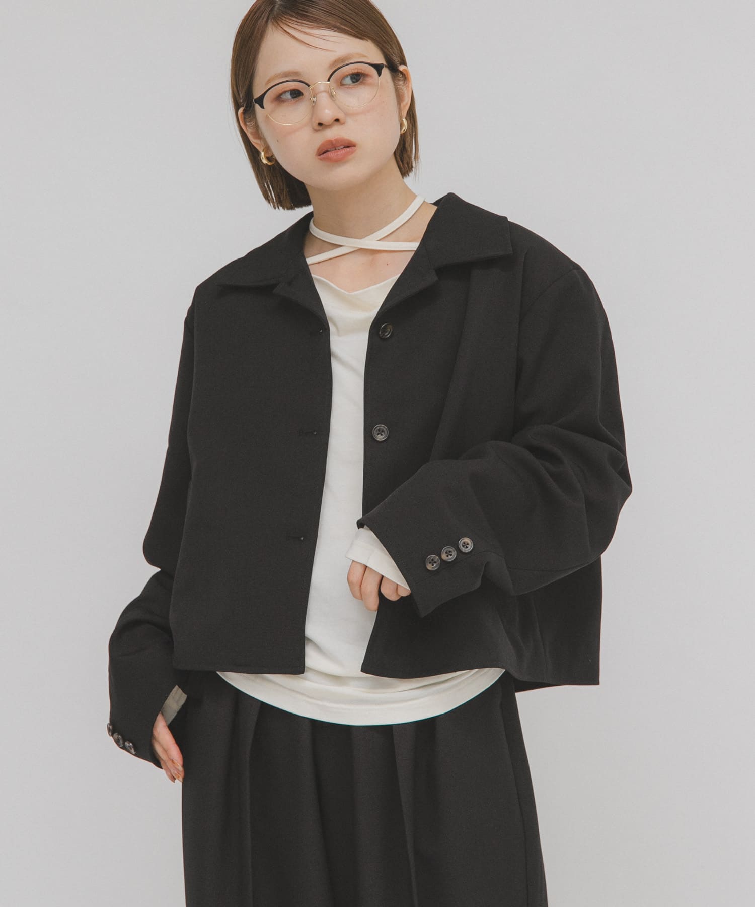 身長：153cm サイズ：one