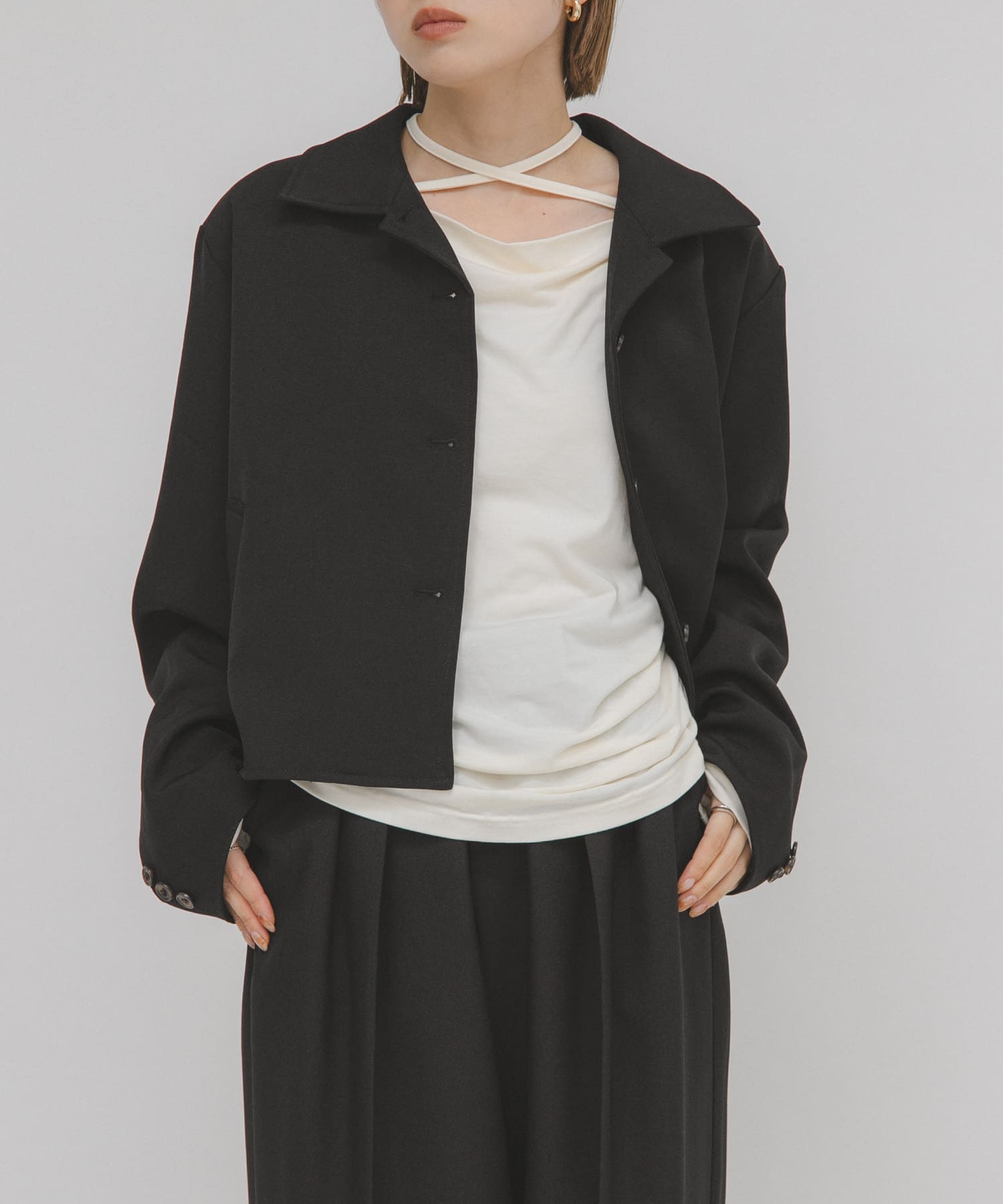 身長：153cm サイズ：one