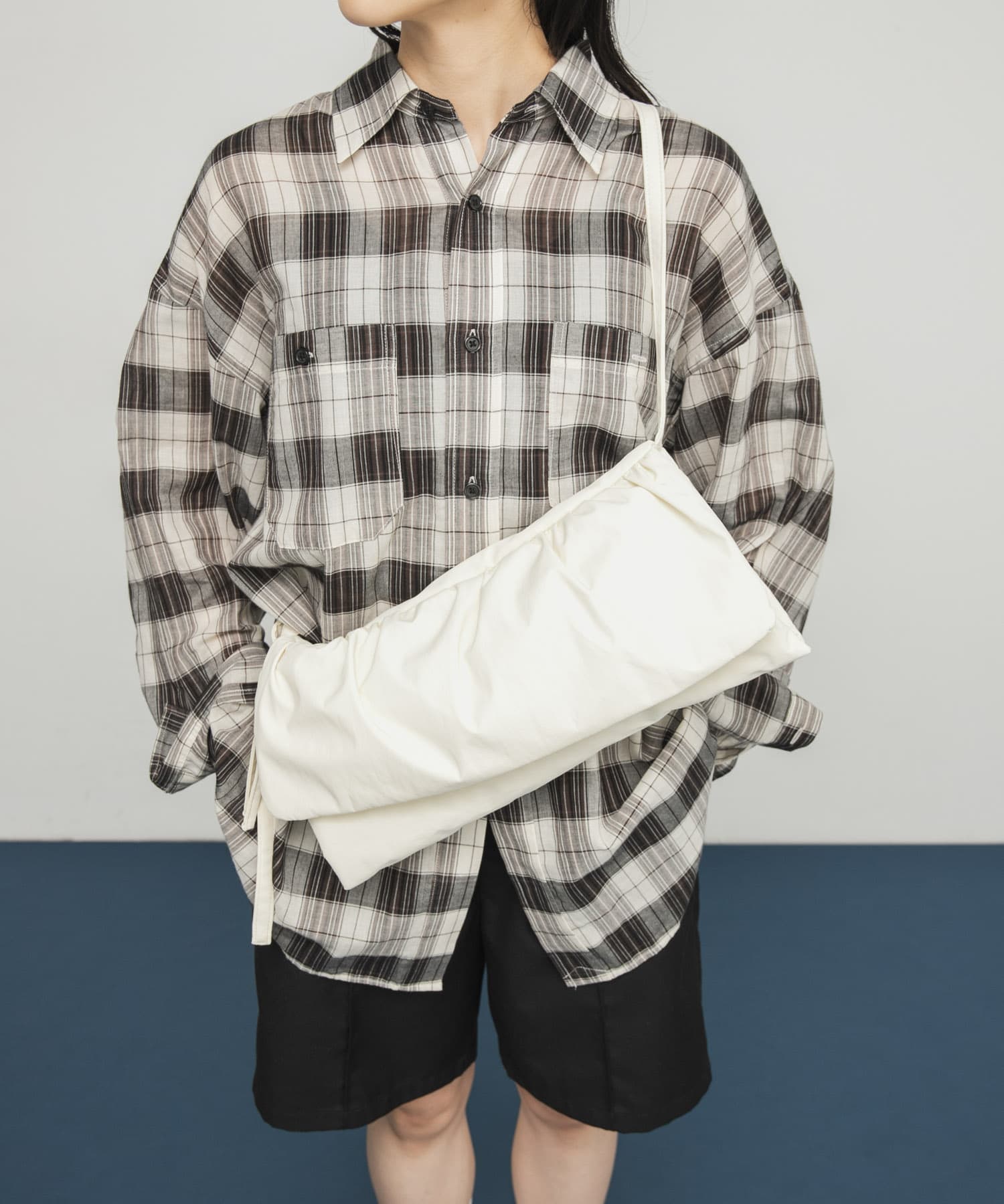 ナイロンギャザーフラップBAG