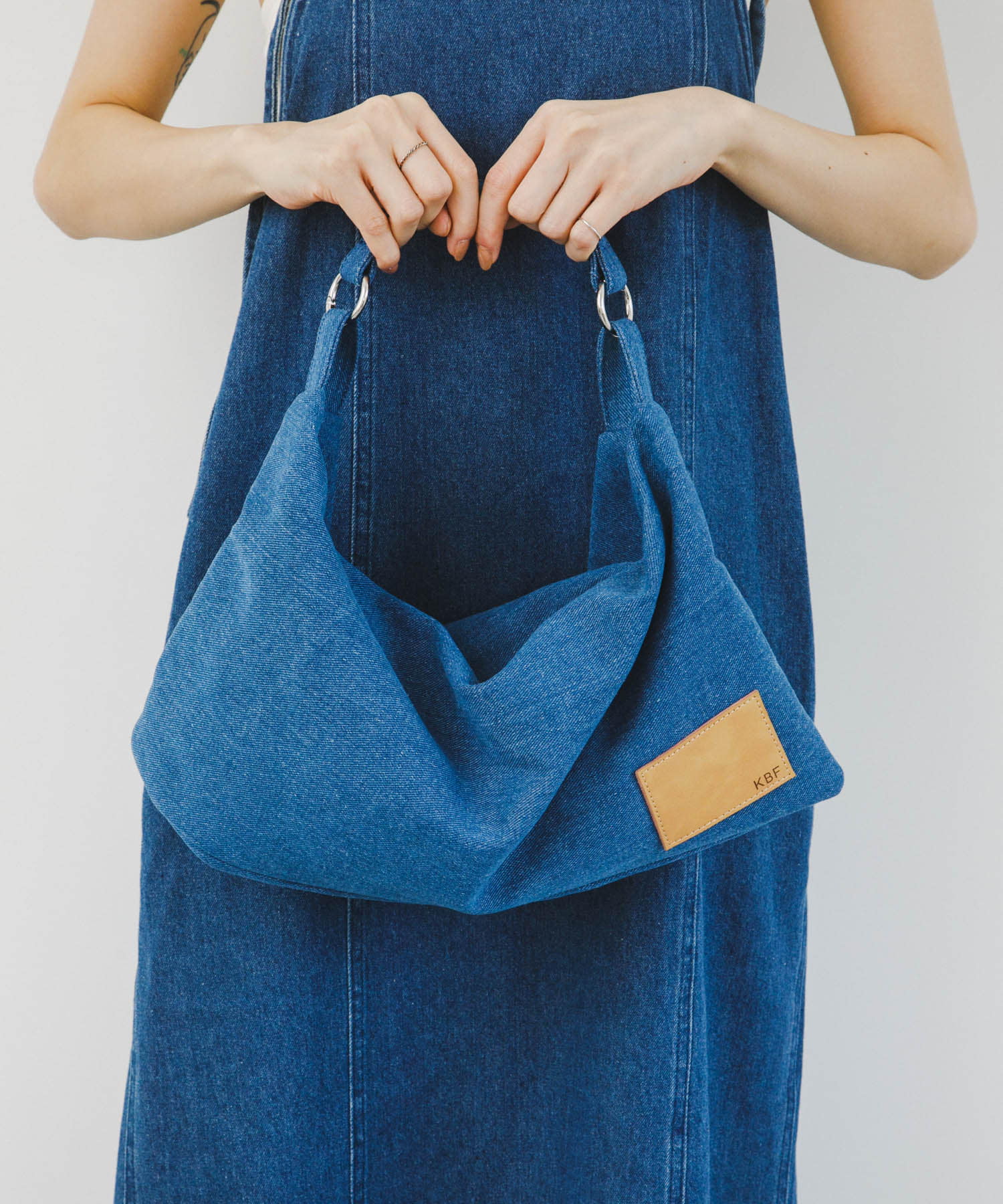 2WAYハンドルデザインBAG BLUE one
