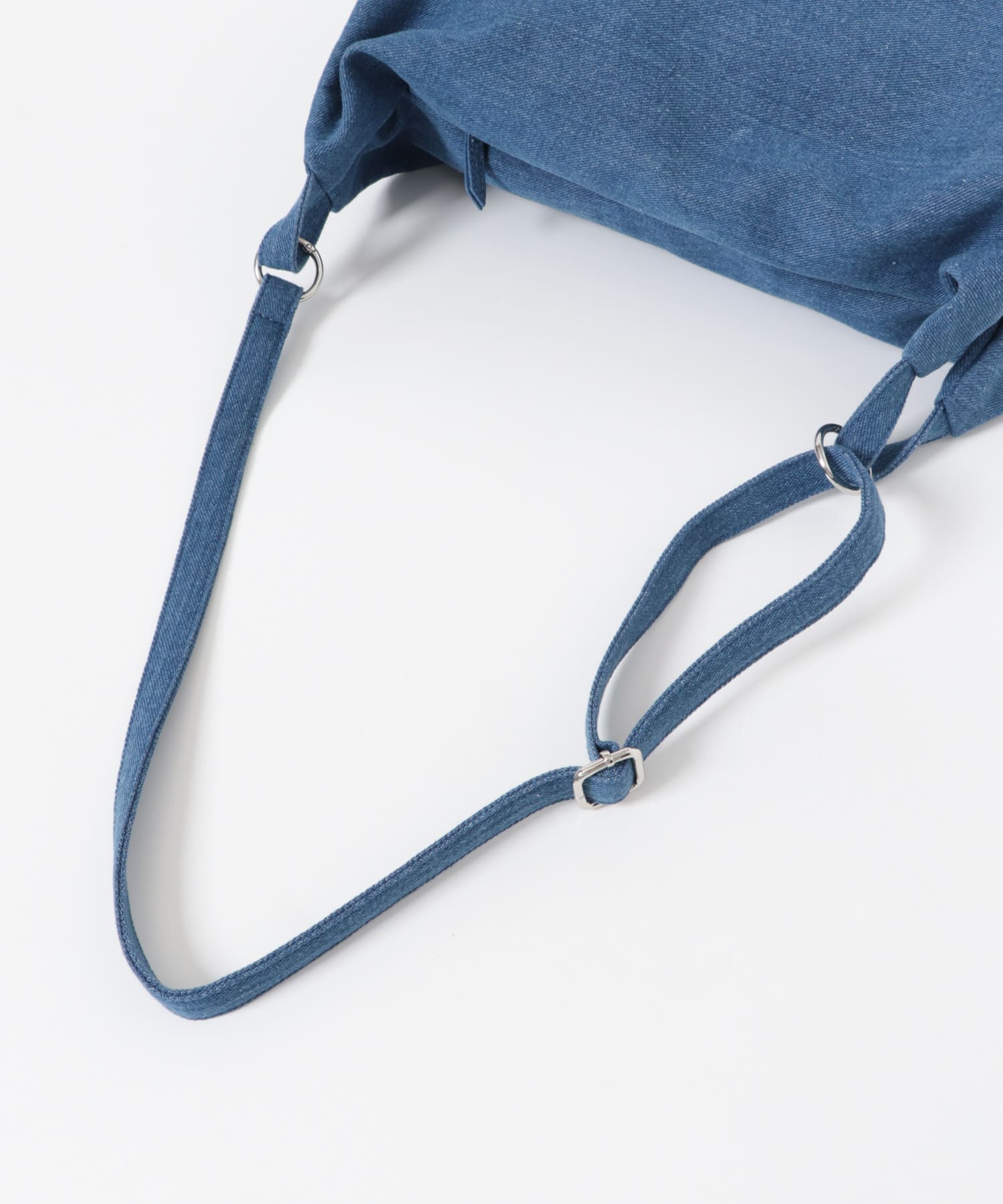 2WAYハンドルデザインBAG BLUE one
