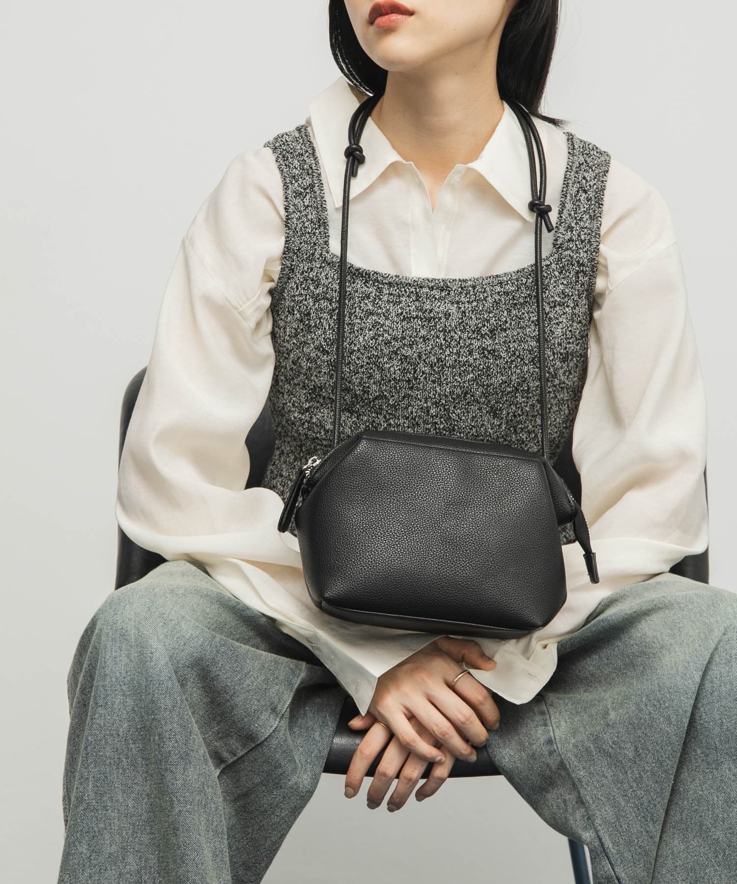 ガマグチミニBAG BLACK one