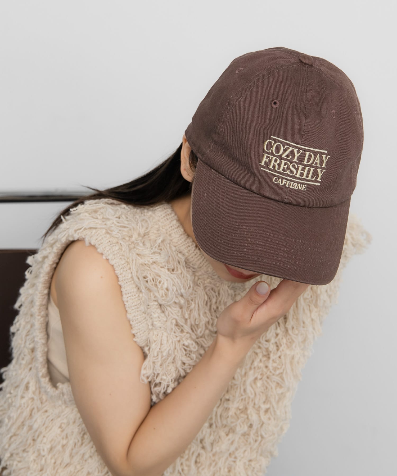 カフェロゴエンブロイダリーCAP