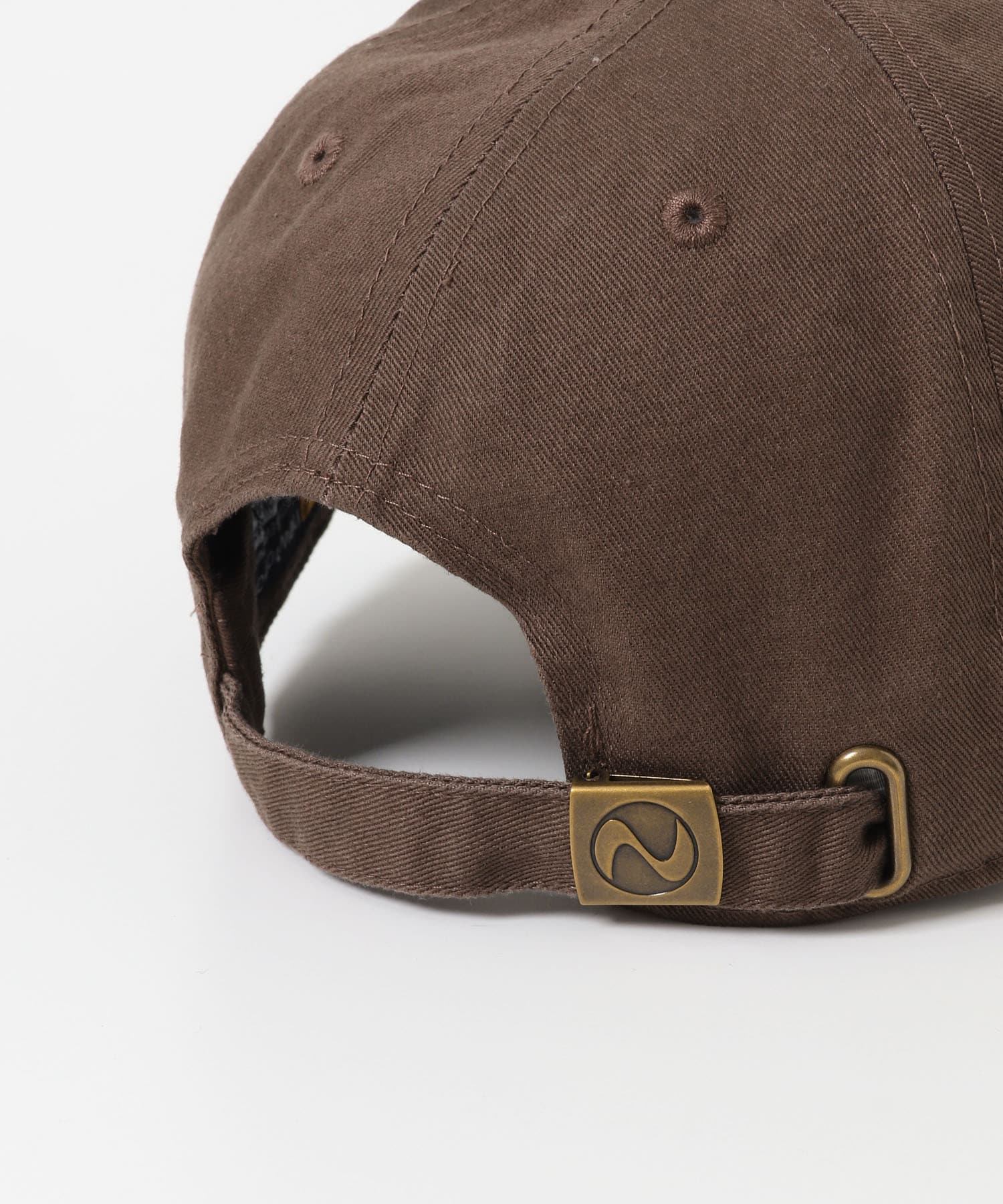 カフェロゴエンブロイダリーCAP BROWN one