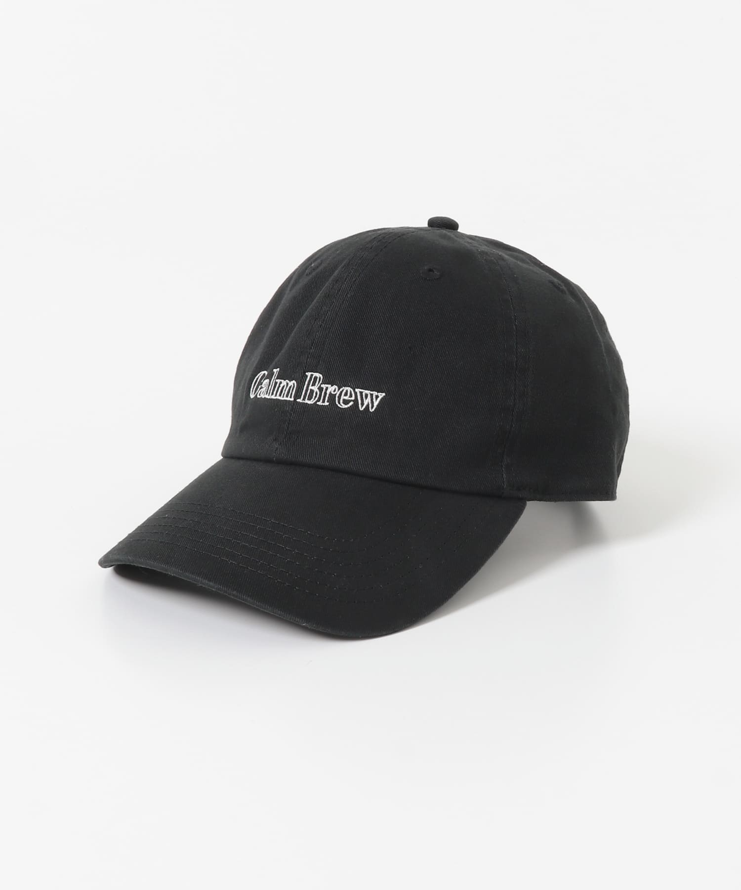 カフェロゴエンブロイダリーCAP BLACK one