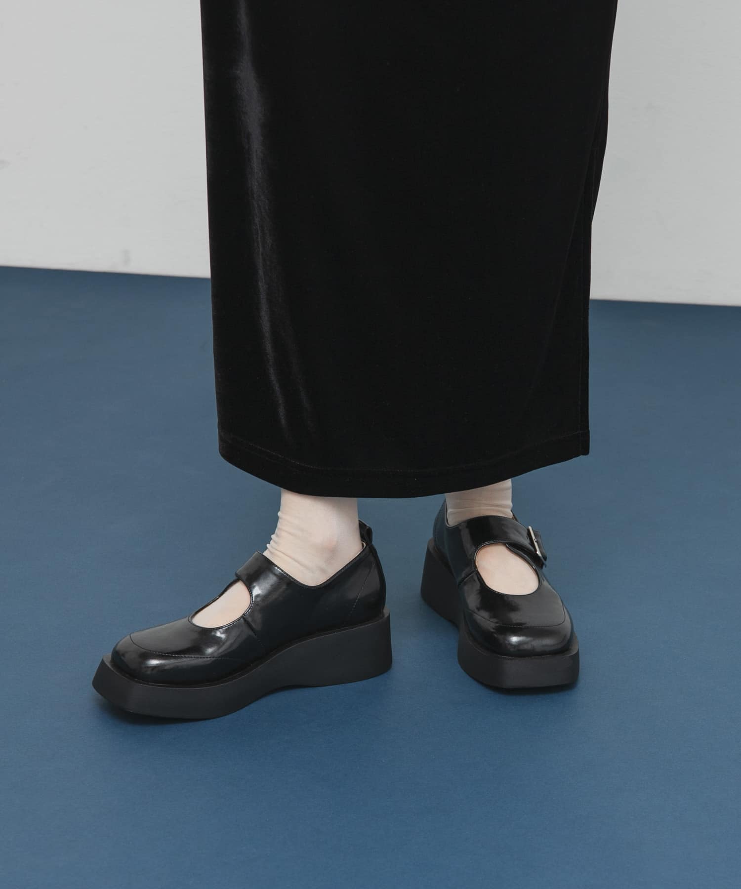 プラットフォームメリージェーン BLACK 36