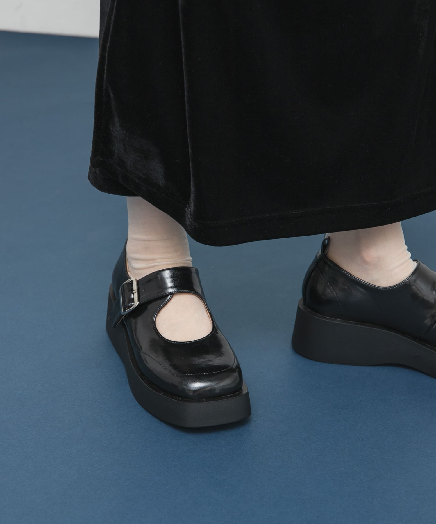 プラットフォームメリージェーン BLACK 36