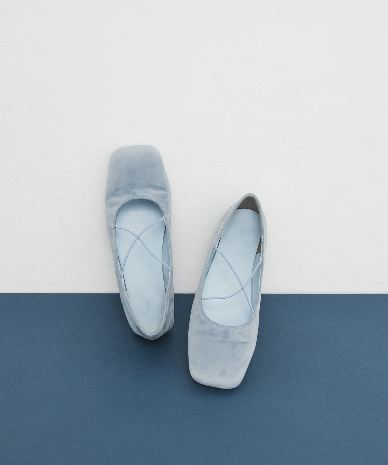 クロスナローバレエシューズ BLUE 36